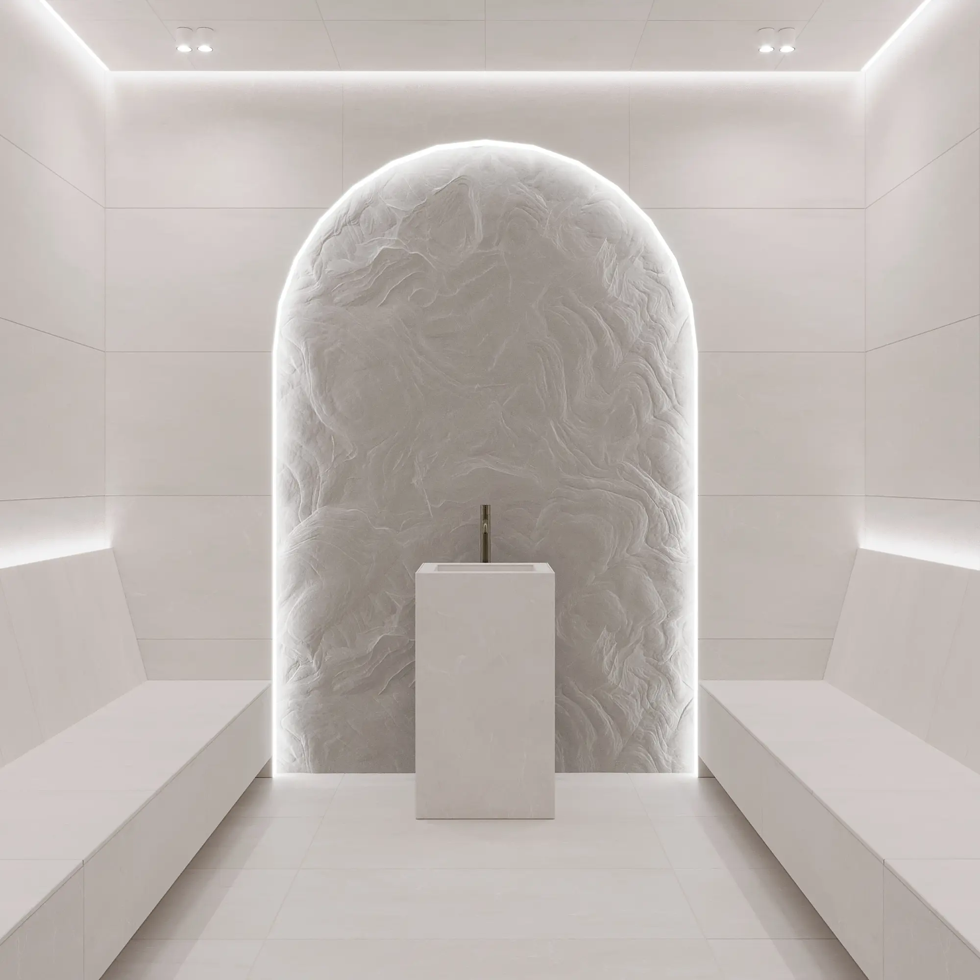 Изображение товара Керамогранит 60x120 ag monte bianco серый м 1.44 м²