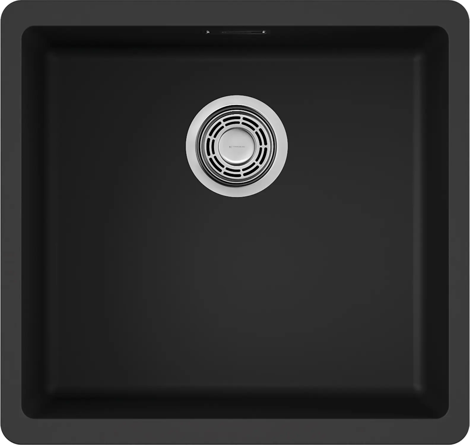 Изображение товара Кухонная мойка OMOIKIRI Kata 44-U-BL из искусственного гранита 44х42см черная