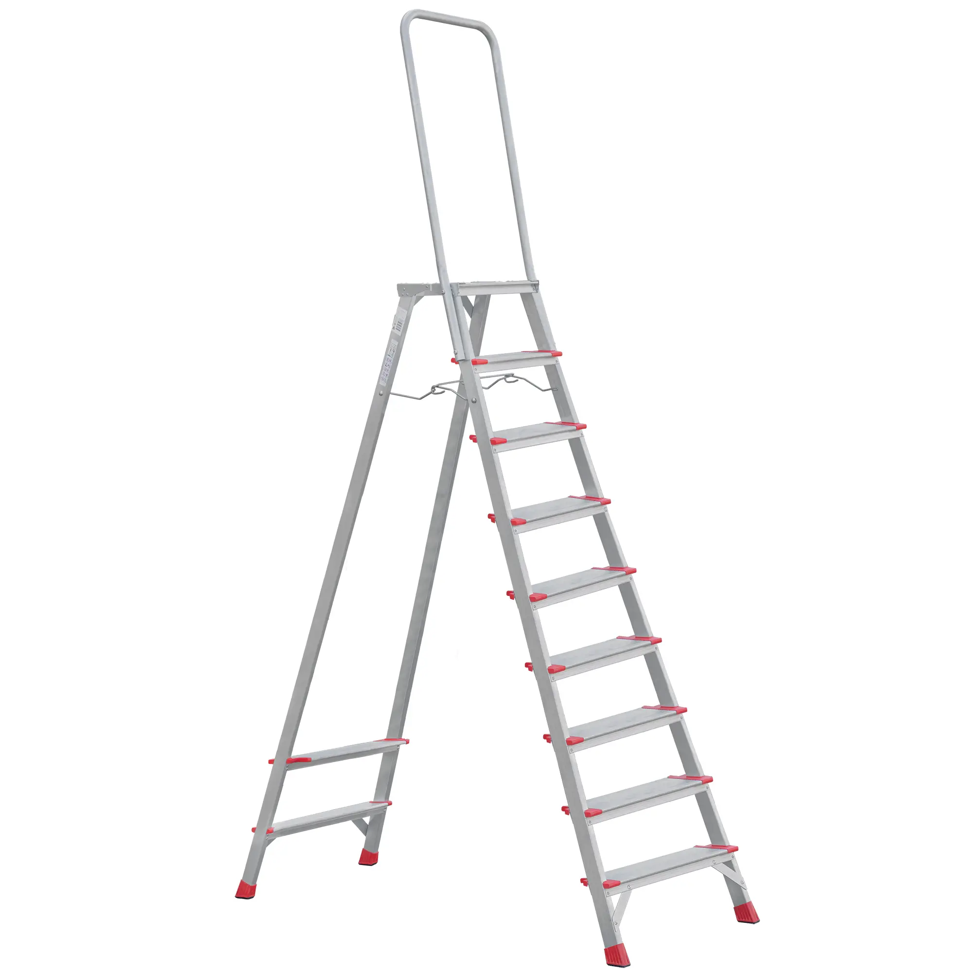 Изображение товара Стремянка алюминиевая НОВАЯ ВЫСОТА NV 3139 с 9 ступенями