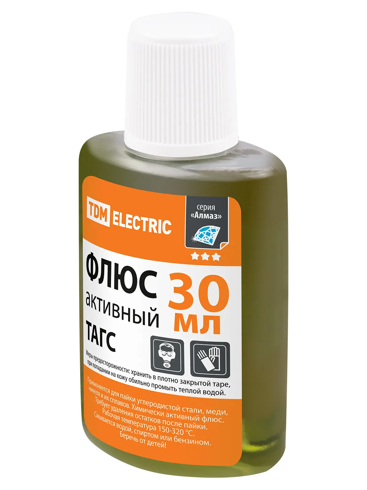 Изображение товара Припой Tdm electric Алмаз SQ1025-1508 30 г для электроники и пайки