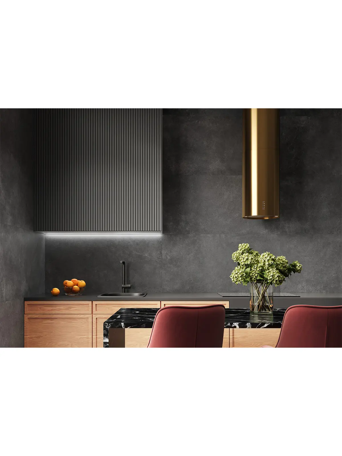 Изображение товара Керамогранит Microcement 60x120 см черный ARTKERA GROUP