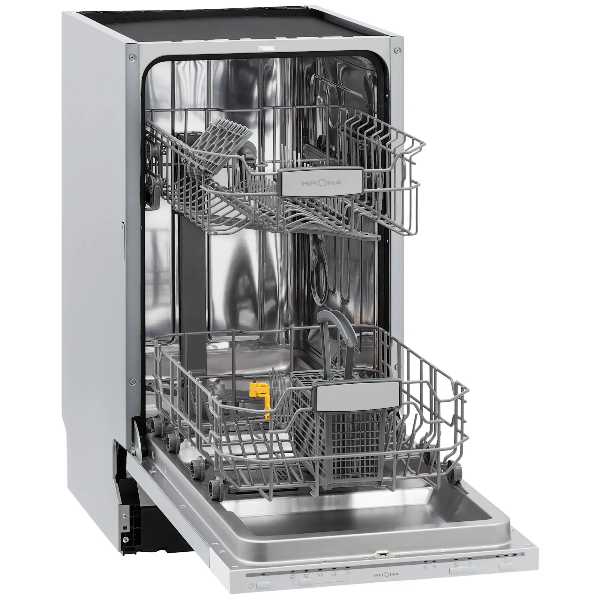 Изображение товара Посудомоечная машина встраиваемая Krona garda 45 bi 44.8x86.5 см глубина 55 см цвет нержавеющая сталь