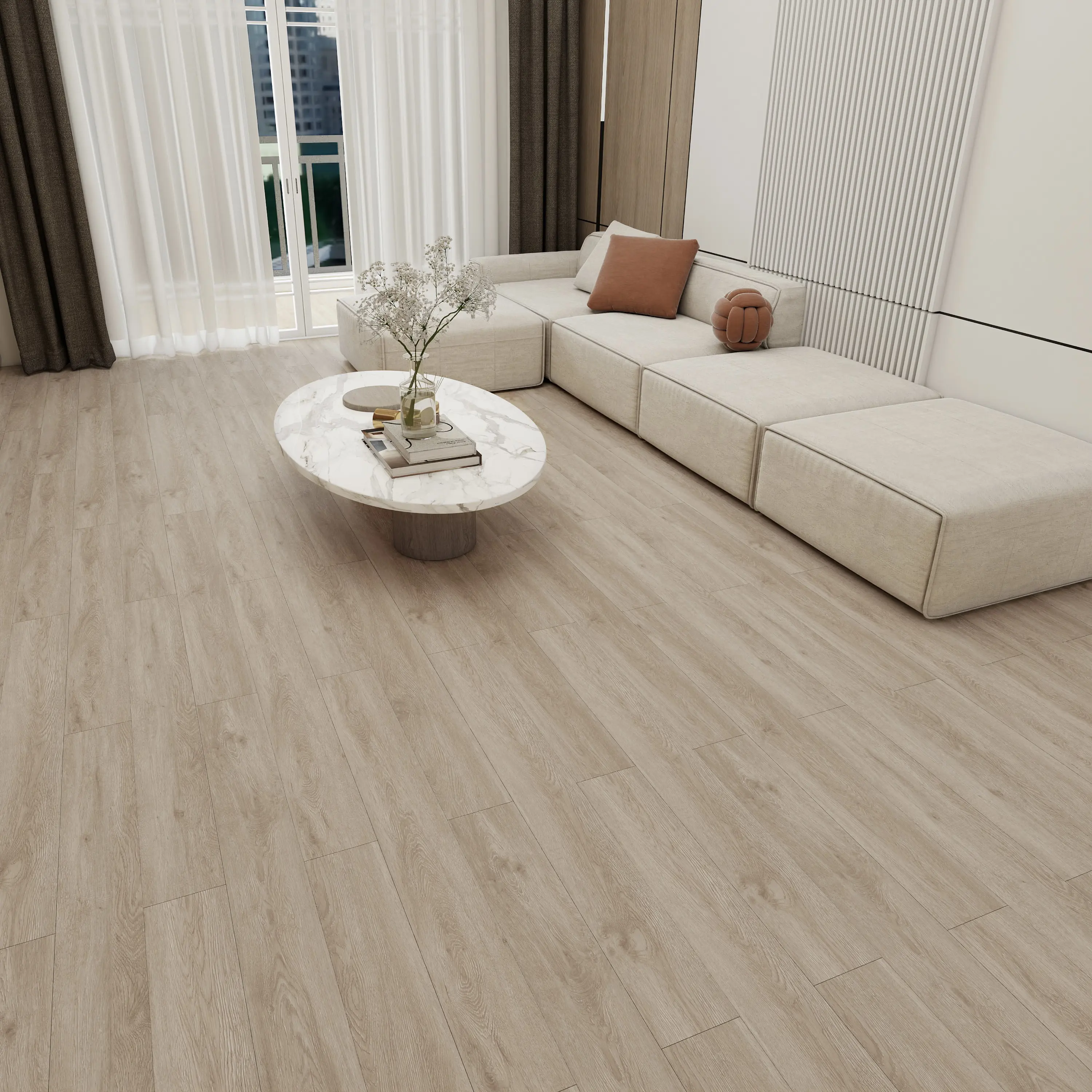 Изображение товара LVT плитка ICON Black Дуб Бальман 42 класс влагостойкая декоративная напольная плитка