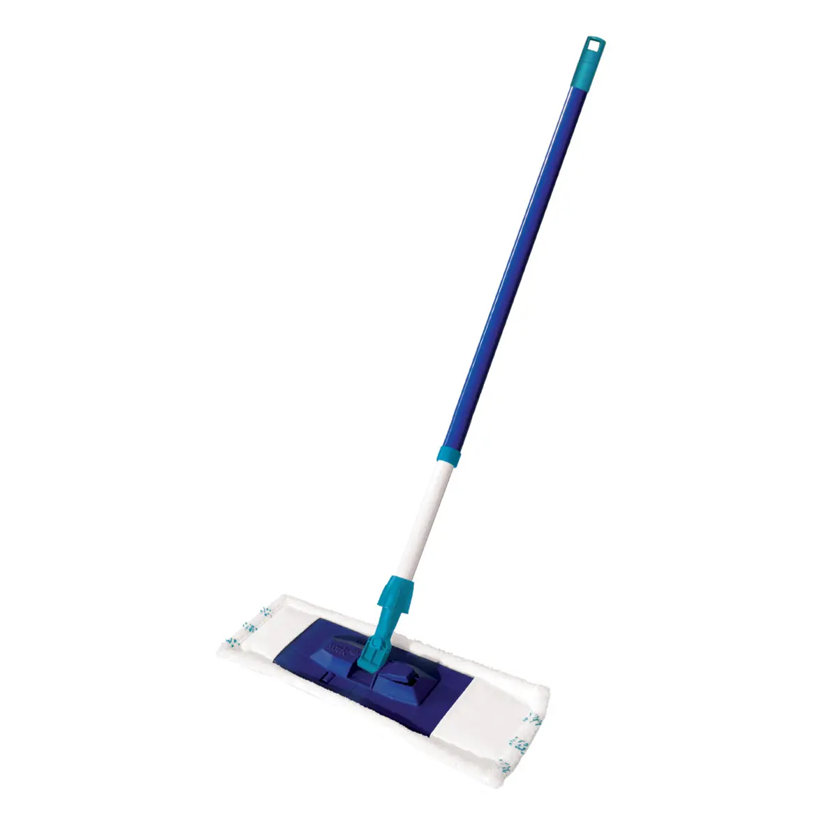 Изображение товара Швабра с плоской насадкой микрофибра York 216163 полипропилен цвет синий 140 см