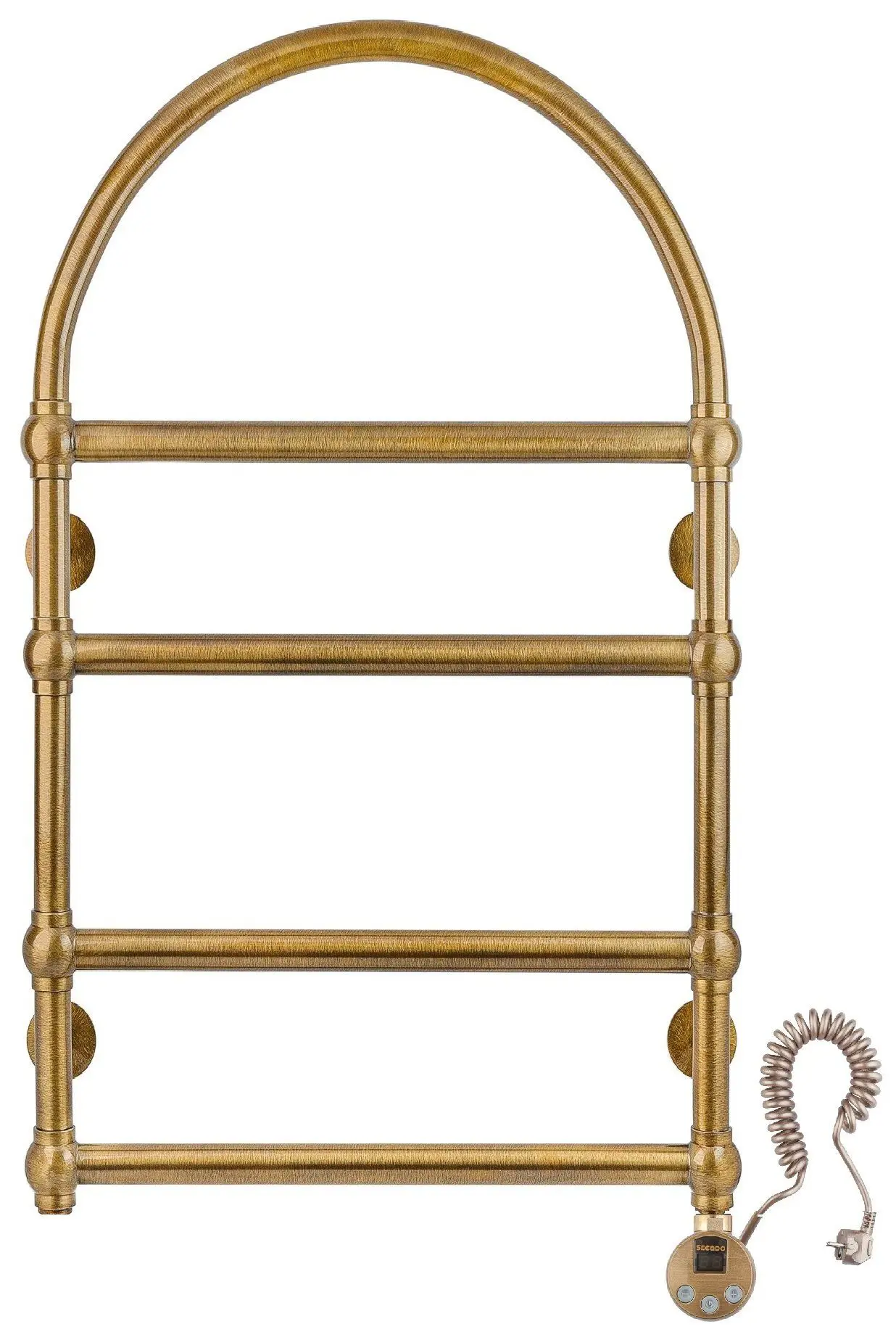 Изображение товара Электрический полотенцесушитель Secado Римини R 500x800 мм 300 Вт с терморегулятором бронза