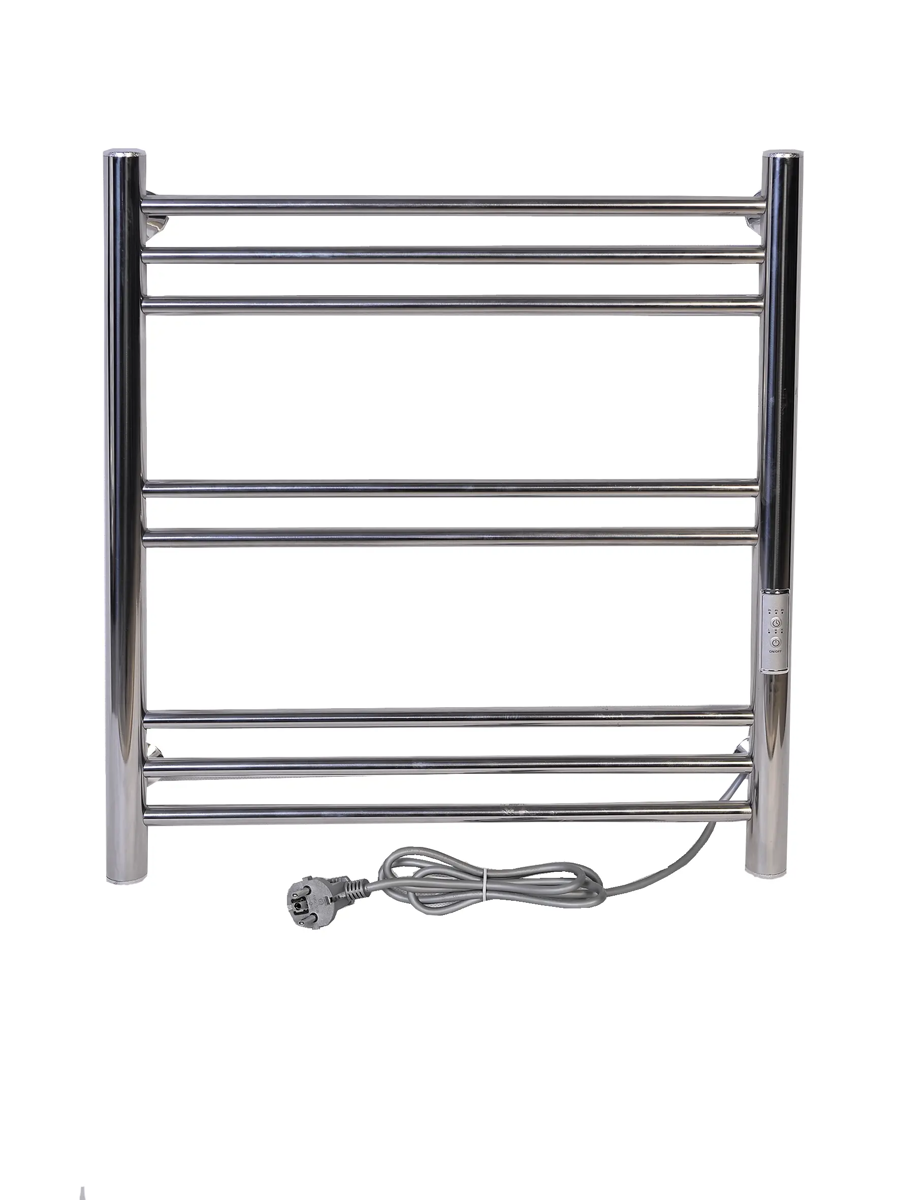 Изображение товара Полотенцесушитель электрический Тера Богема 532x600 мм 81 Вт с терморегулятором лесенка цвет нержавеющая сталь