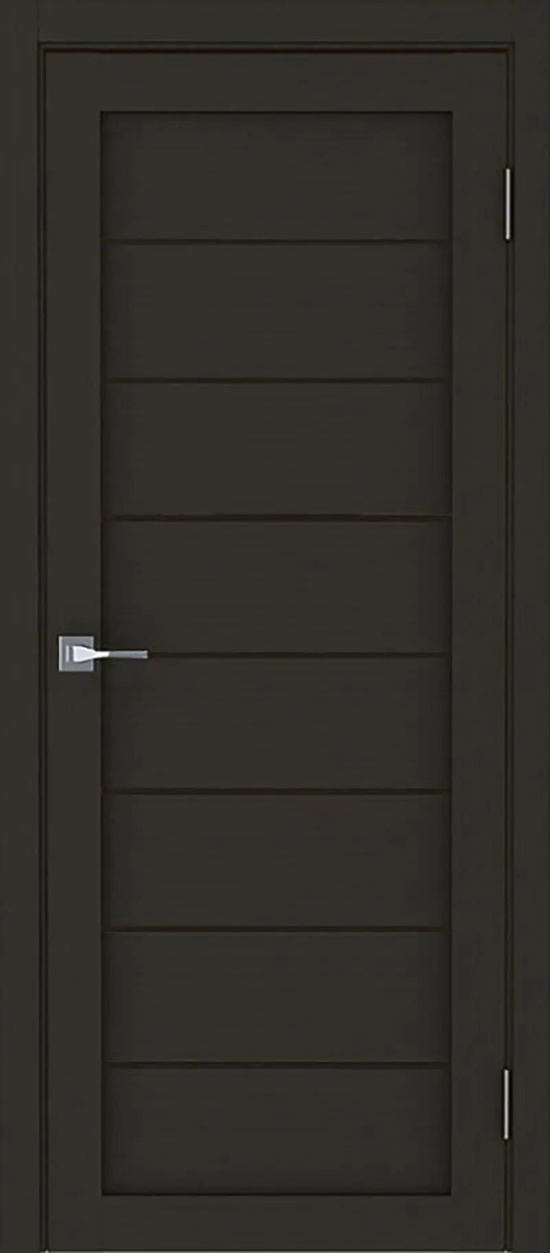 Изображение товара Межкомнатная дверь Уberture Модерн 10005 глухая 200x80см пленка ПВХ каштан