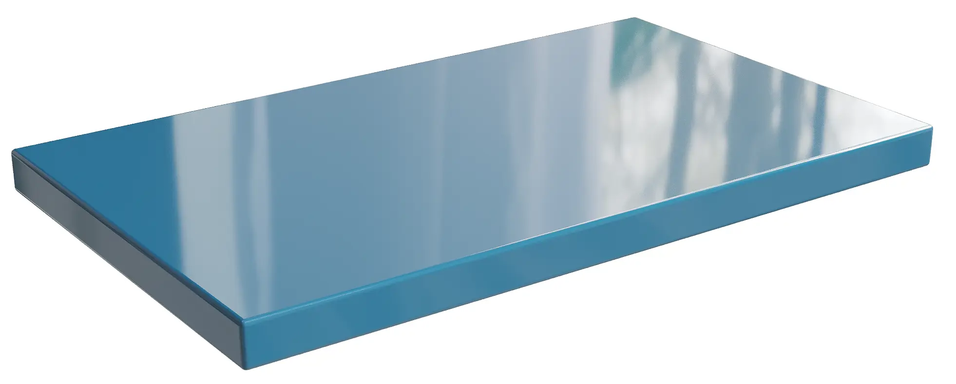 Изображение товара Столешница в ванную Scandi SC100SO 100x47 см литьевой мрамор цвет синий океан