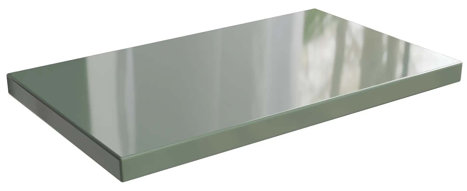 Изображение товара Столешница в ванную Scandi SC100O 100x47 см литьевой мрамор цвет оливковый