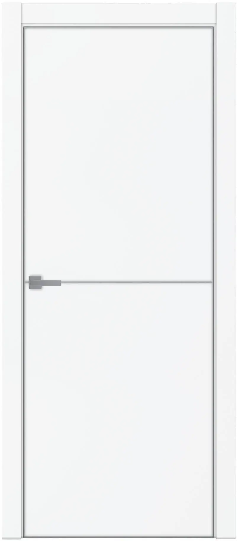 Изображение товара Дверь межкомнатная Uberture Tamburat 4102 глухая 200x60см ПВХ цвет аляска суперматовая