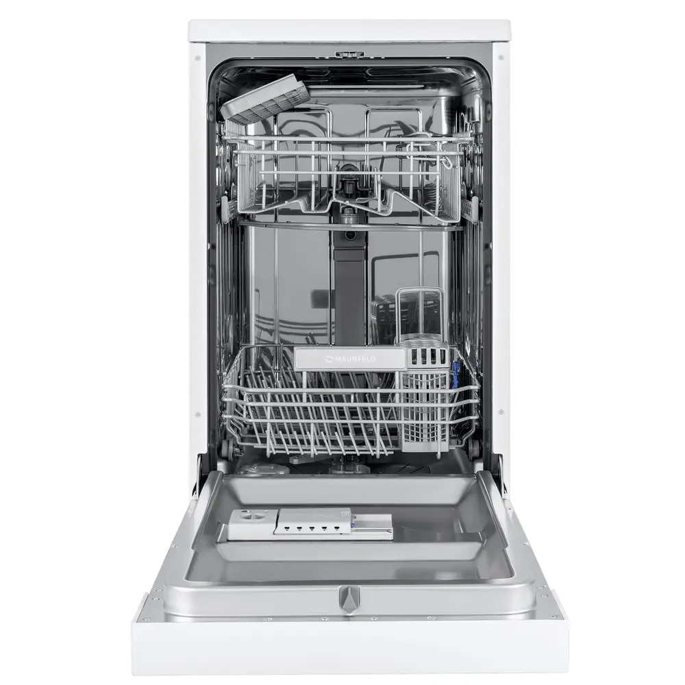 Изображение товара Отдельностоящая посудомоечная машина Maunfeld MWF08S 44.8 см 5 программ цвет белый