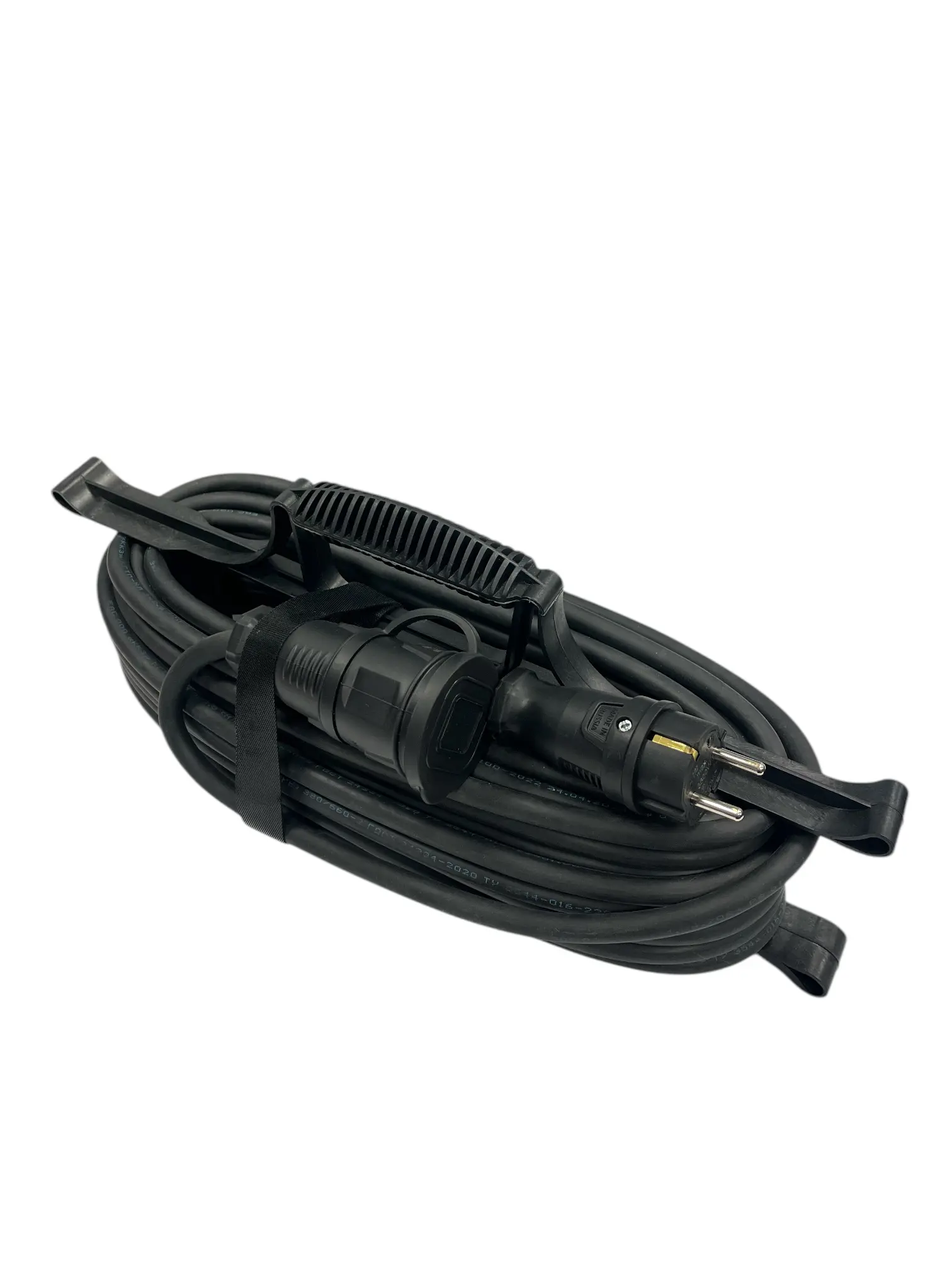 Изображение товара Удлинитель-шнур на рамке Itok i-connect-color-sur-PVS-215-1-44-10, 10 м, 1 розетка, IP44, черный