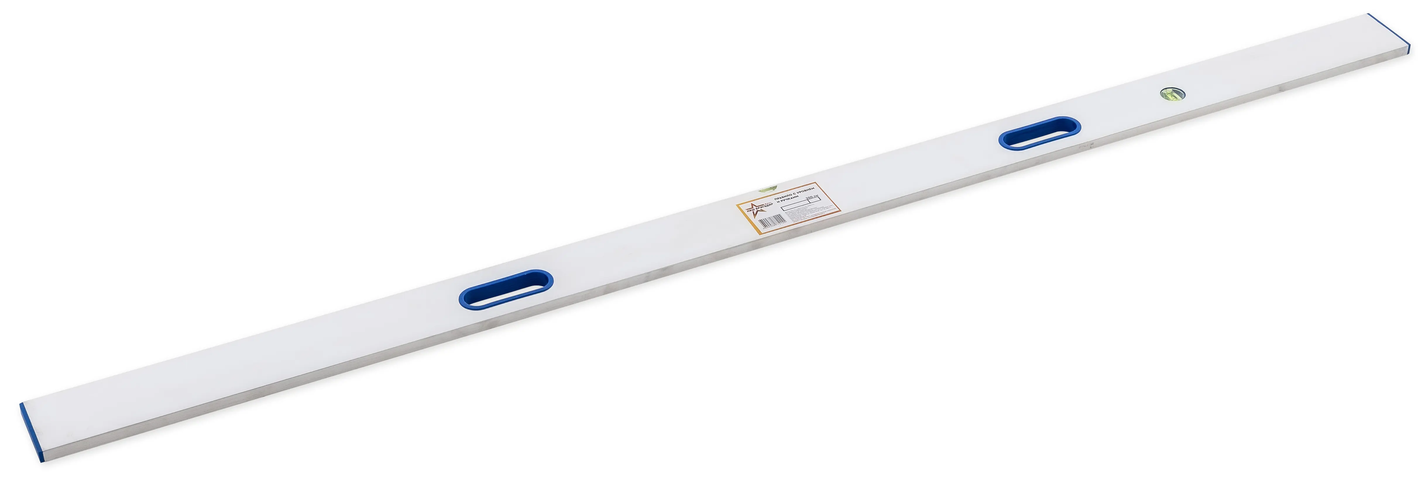 Изображение товара Правило алюминиевое прямоугольное с уровнем Наш бригадир 221638520B 2 м