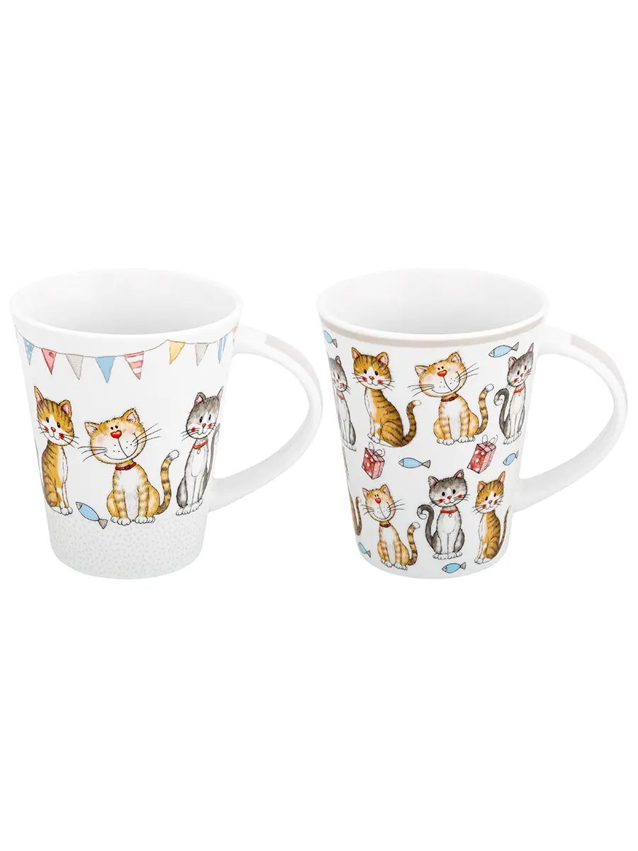 Изображение товара Набор кружек Elan gallery фарфор цвет разноцветный 880111