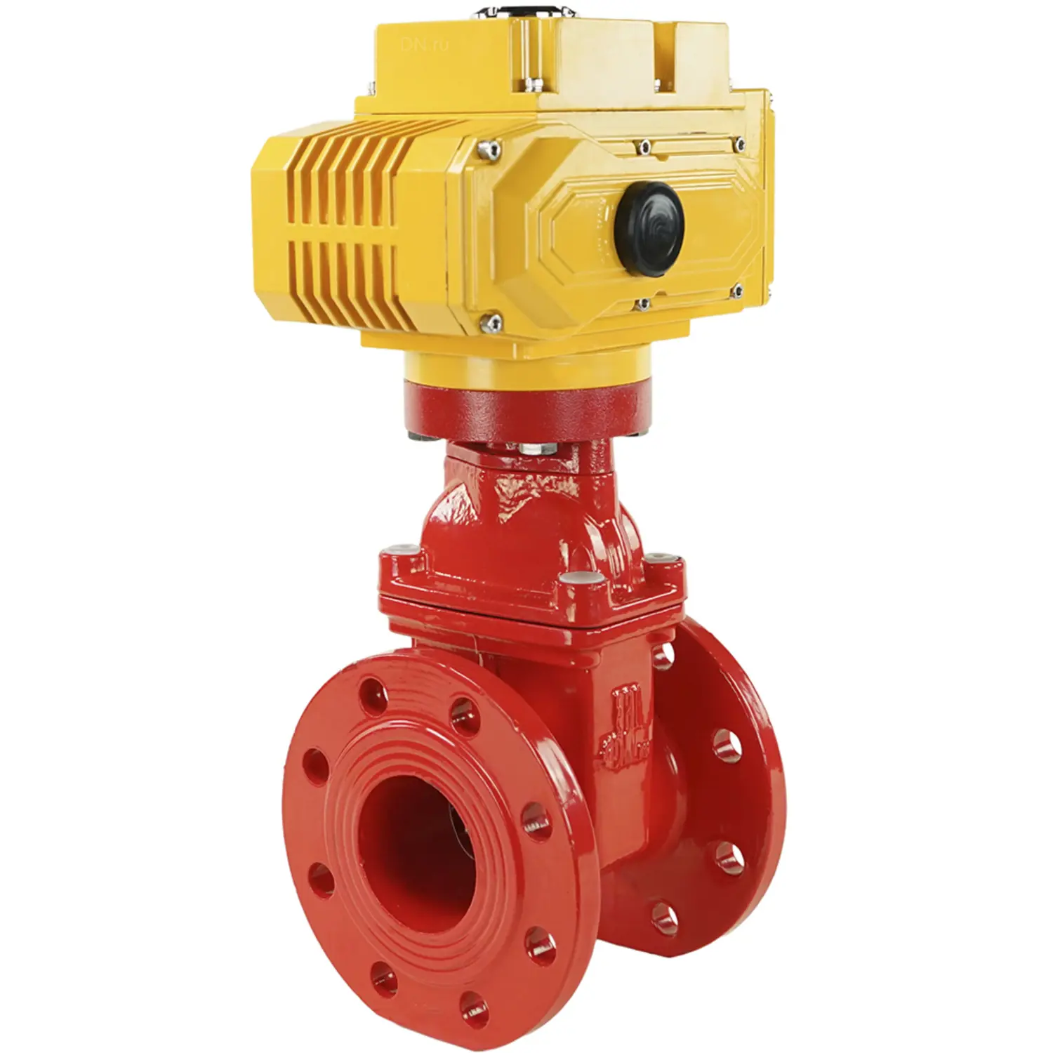 Изображение товара Задвижка клиновая DN.ru Ду80 Ру16 с электроприводом MT-100 для воды и отопления