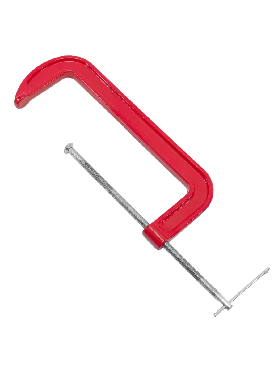 Изображение товара Струбцина G-образная Политех 2548630 300 мм из стали для склейки и фиксации