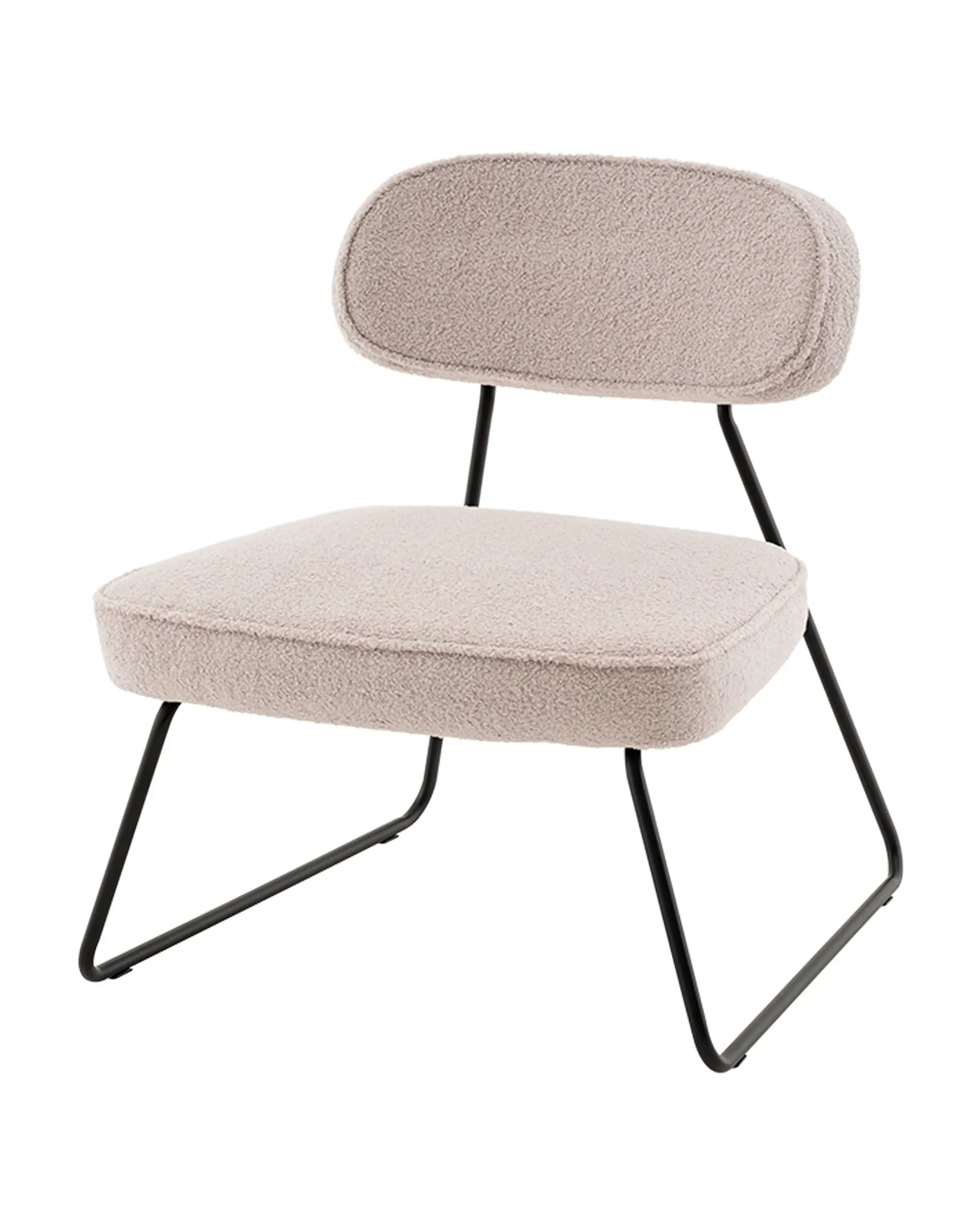 Изображение товара Кресло Stool group Kate 65x74x72 см ткань цвет светло-серый