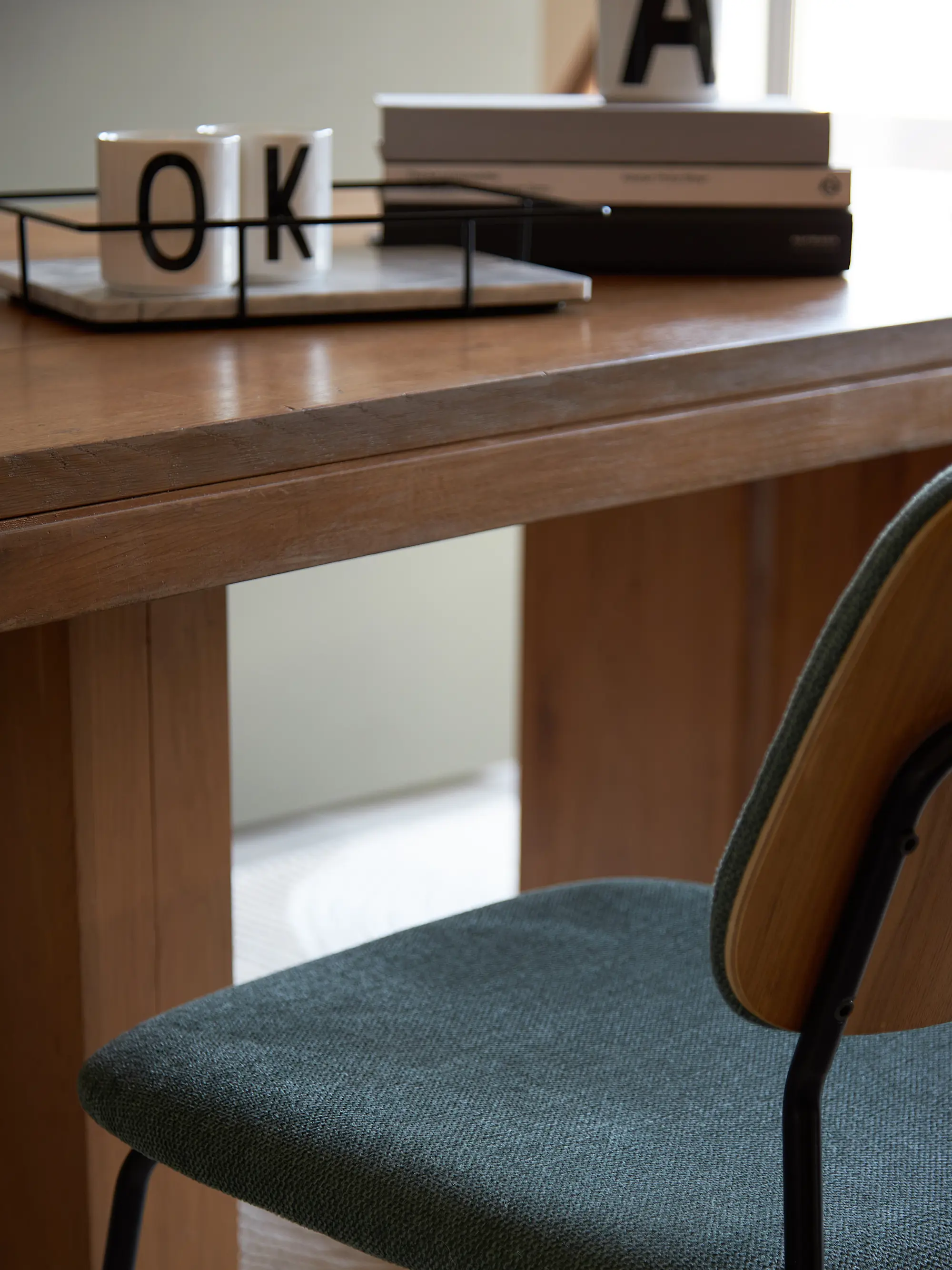 Изображение товара Стул Bergenson bjorn Tilla 46x82x49 см рогожка цвет шпинат