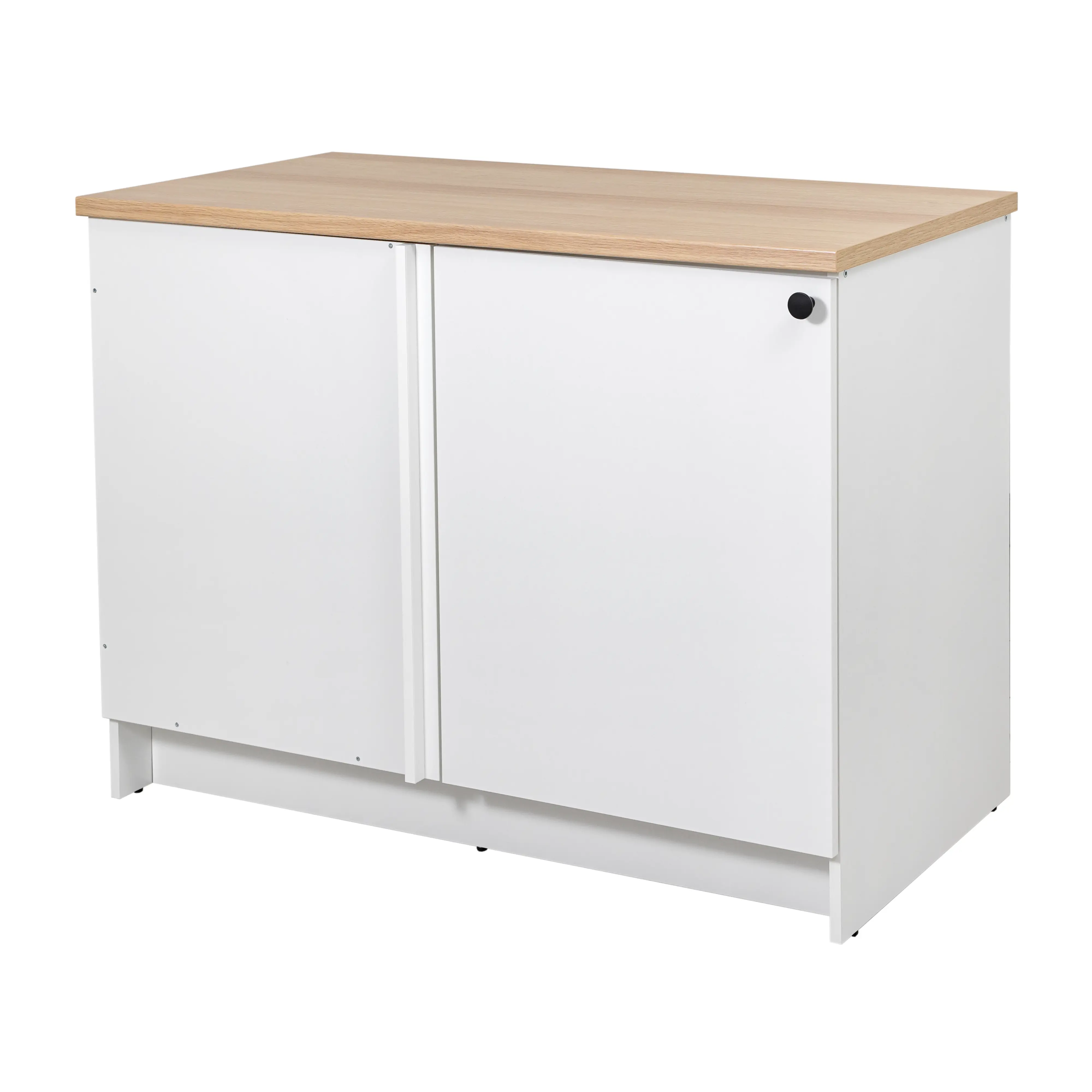 Изображение товара Кухонный шкаф напольный угловой Solna Liva 120x91x63 см белый