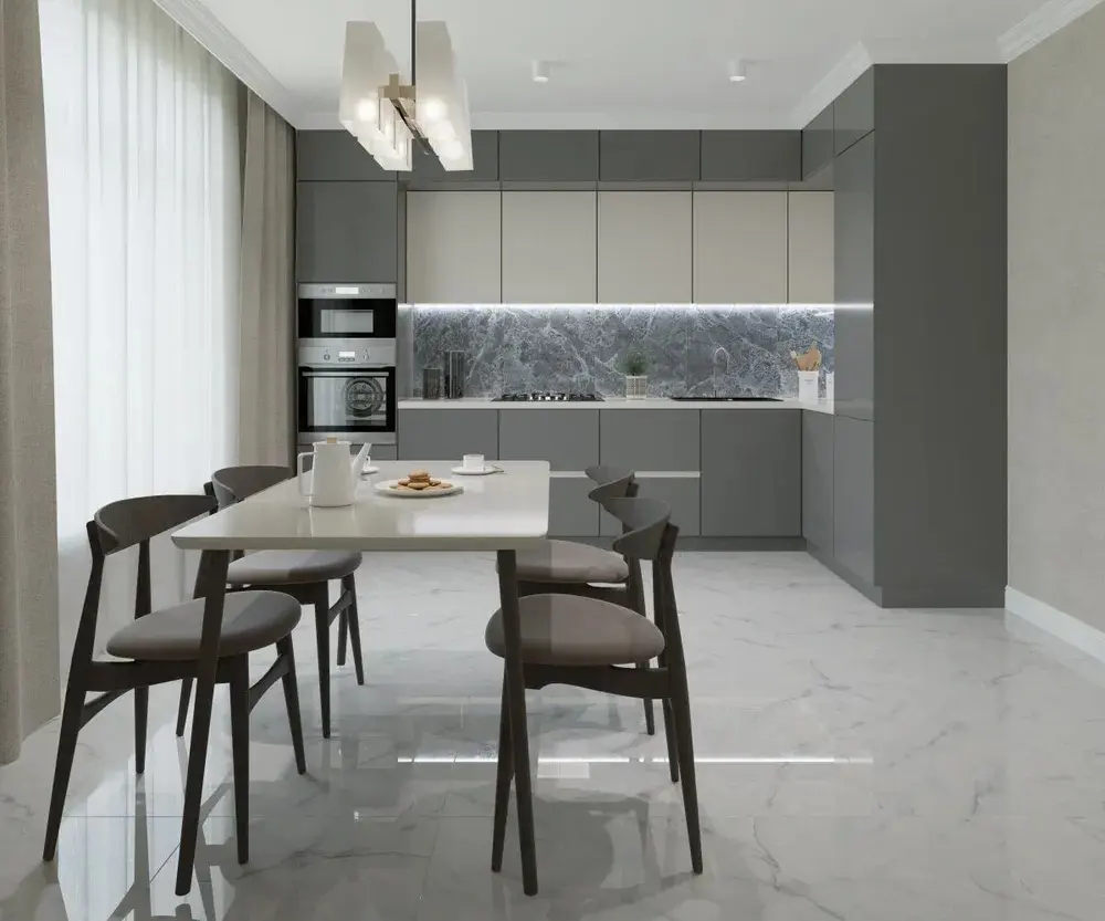 Изображение товара Керамогранит Primavera Royal Spring 80152 60x60 см серый мрамор