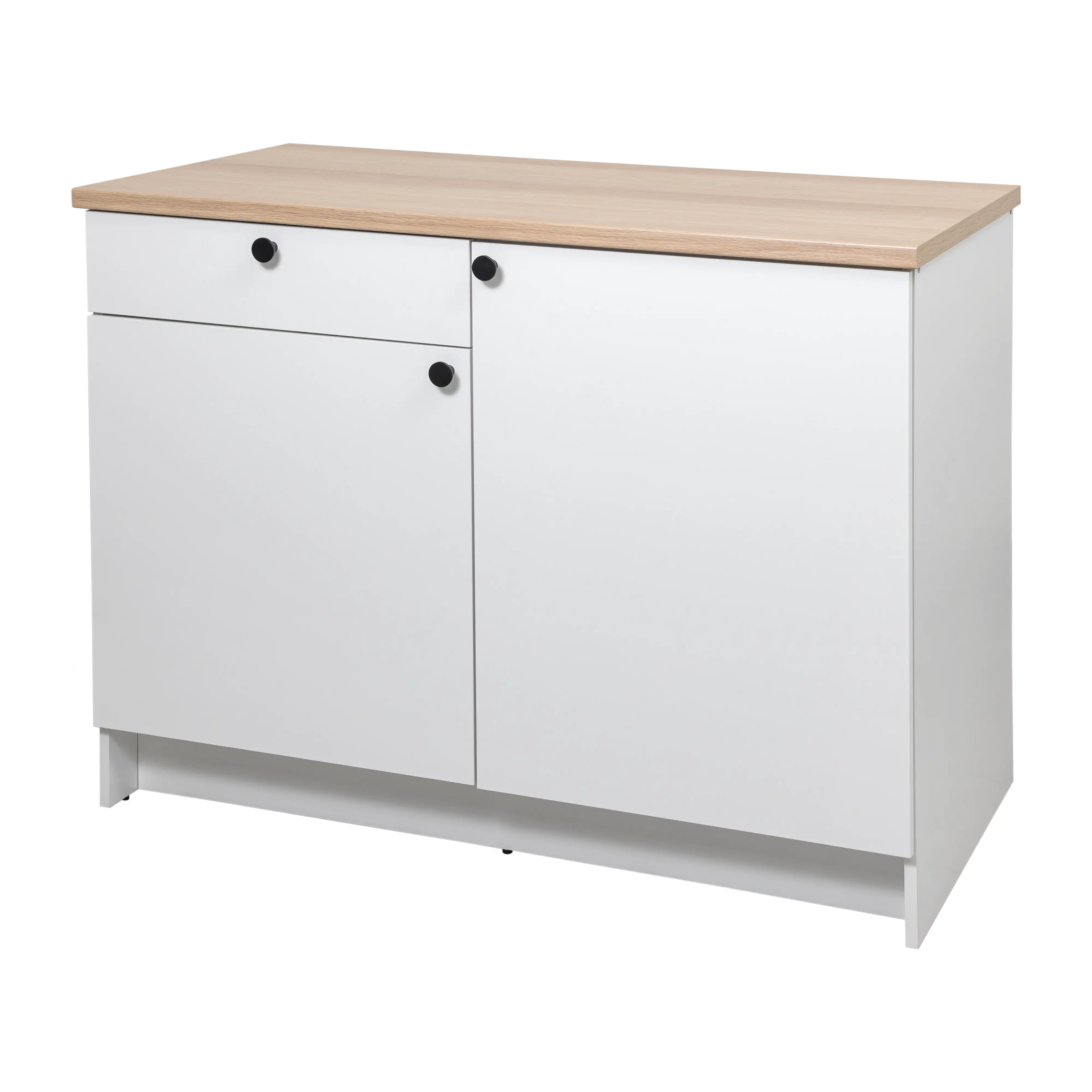 Изображение товара Кухонный шкаф напольный Solna Liva 120х91х61 см белый