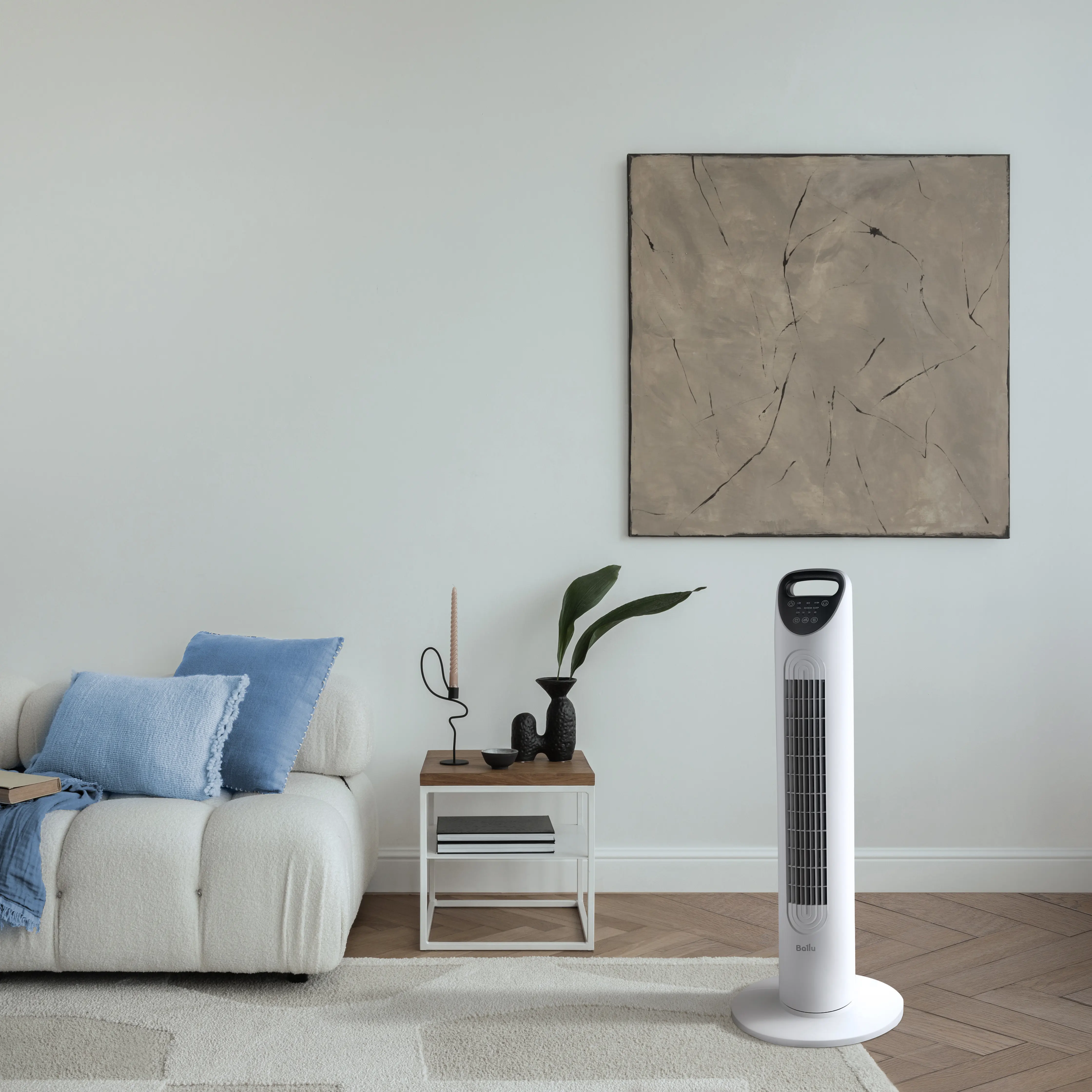 Изображение товара Вентилятор колонный Ballu BFT-400W 45 Вт с пультом и таймером белый