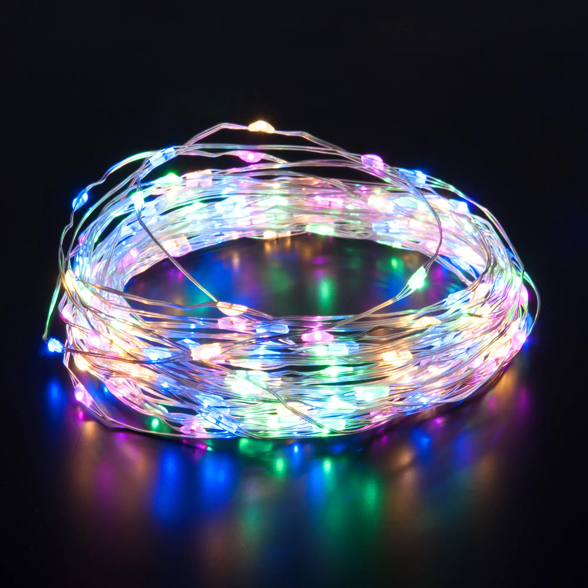 Изображение товара Электрогирлянда комнатная Eurosvet a060414 роса 10 м 200 ламп прозрачный 8 режимов работы