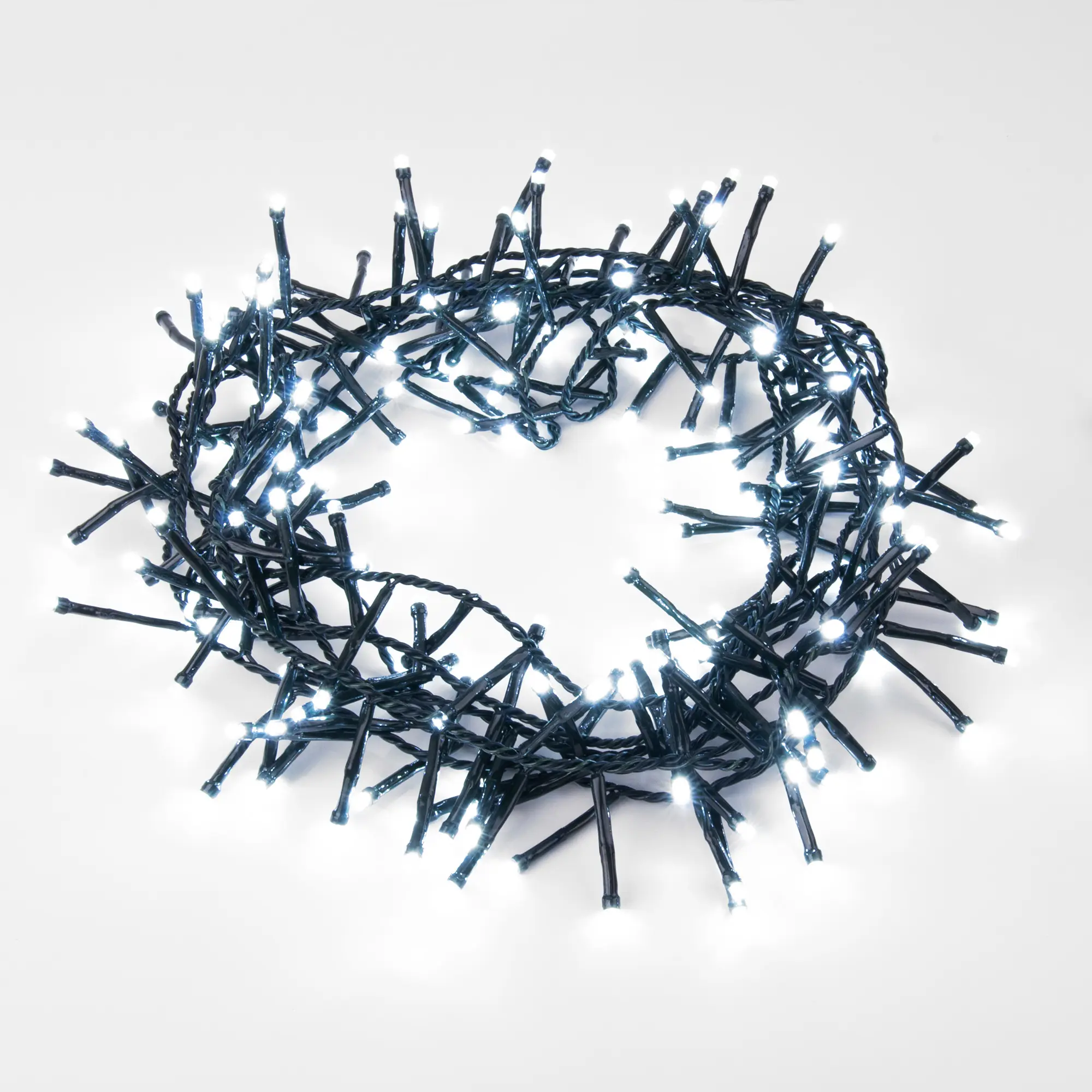 Изображение товара Электрогирлянда комнатная Eurosvet Нить 5м 190 ламп холодный белый 8 режимов работы