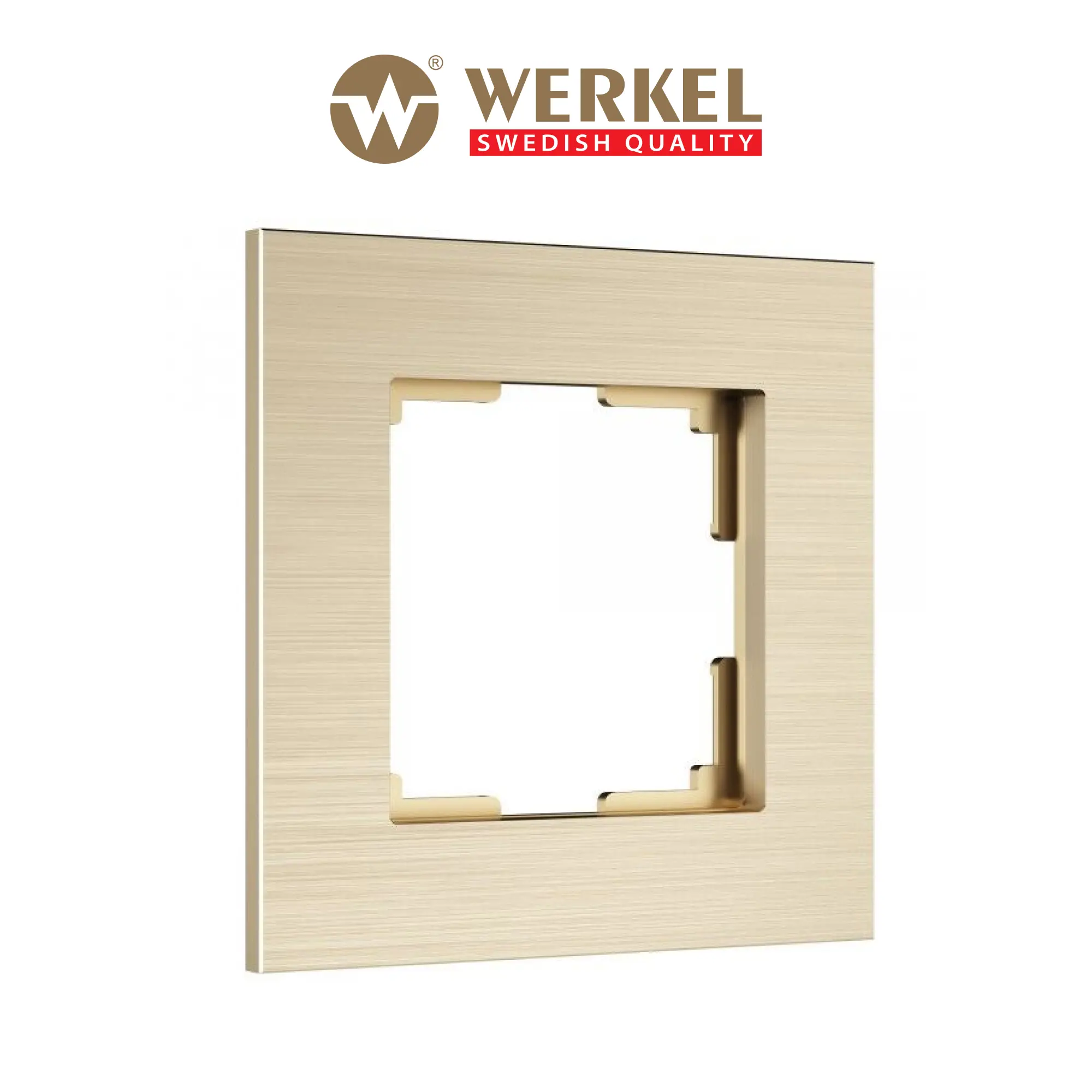 Изображение товара Рамка для розеток и выключателей Werkel AluMax 1 пост цвет шампань