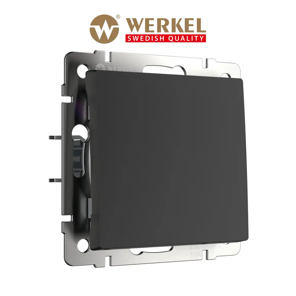 Изображение товара Переключатель перекрестный встраиваемый Werkel a051611 1 клавиша цвет черный