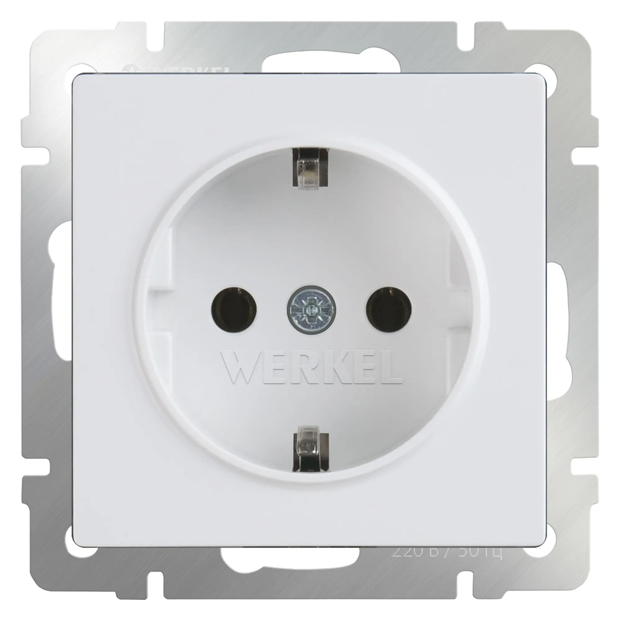 Изображение товара Встраиваемая розетка с заземлением Werkel W1171001 белая