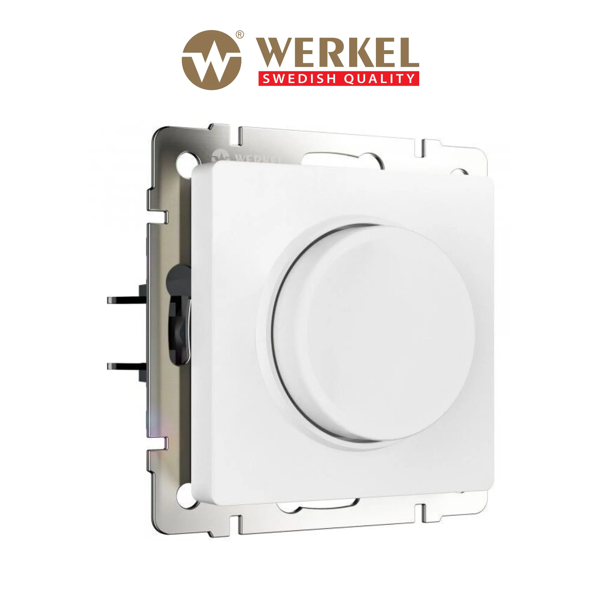 Изображение товара Встраиваемый диммер Werkel W1142061 600 Вт белый матовый