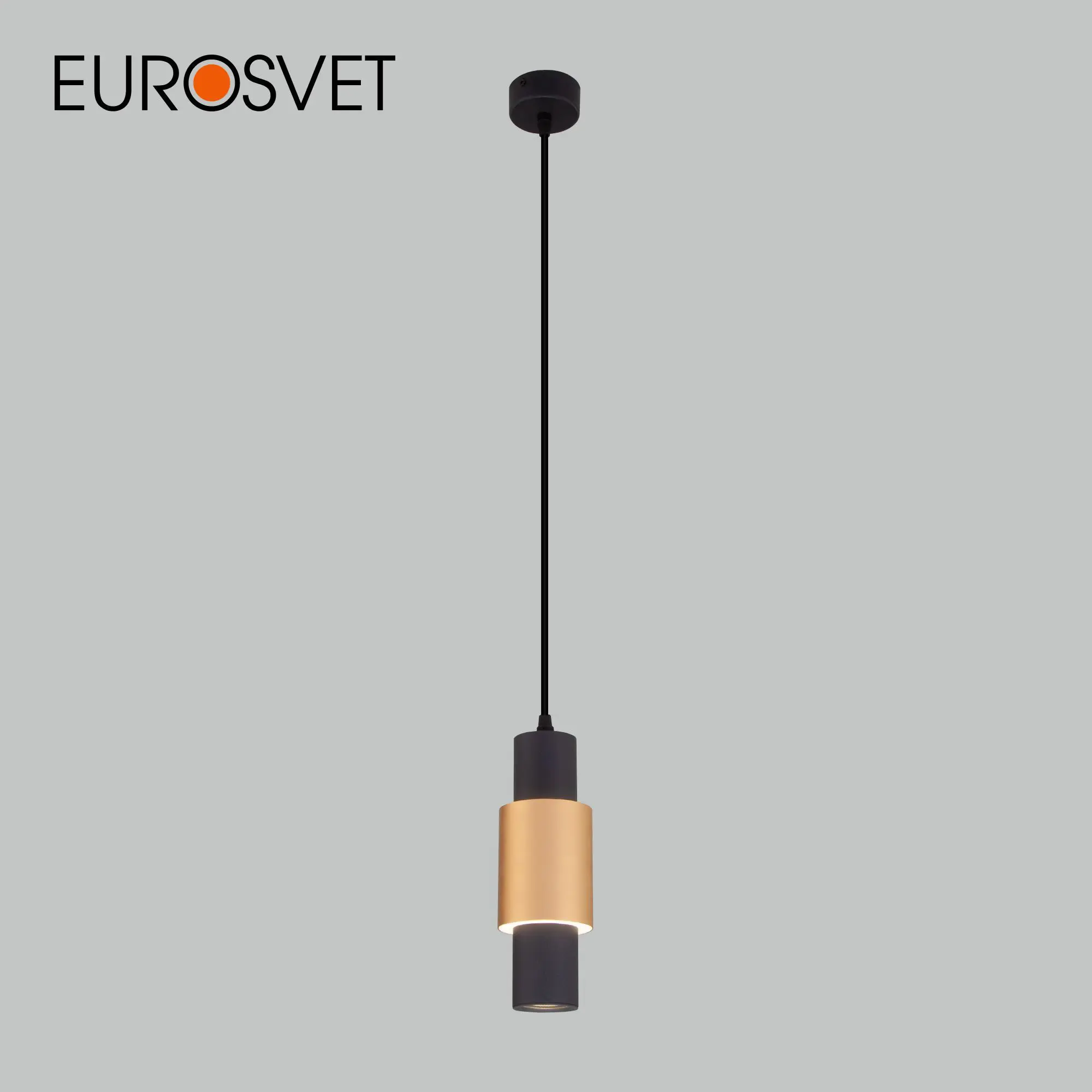 Изображение товара Светильник подвесной светодиодный Eurosvet Bento a051714 5 м² нейтральный белый свет цвет черный