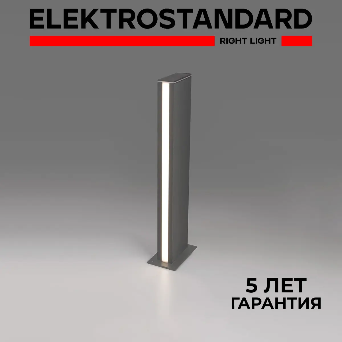 Изображение товара Ландшафтный светодиодный светильник Elektrostandard 1538 TECHNO IP54 70 см серый