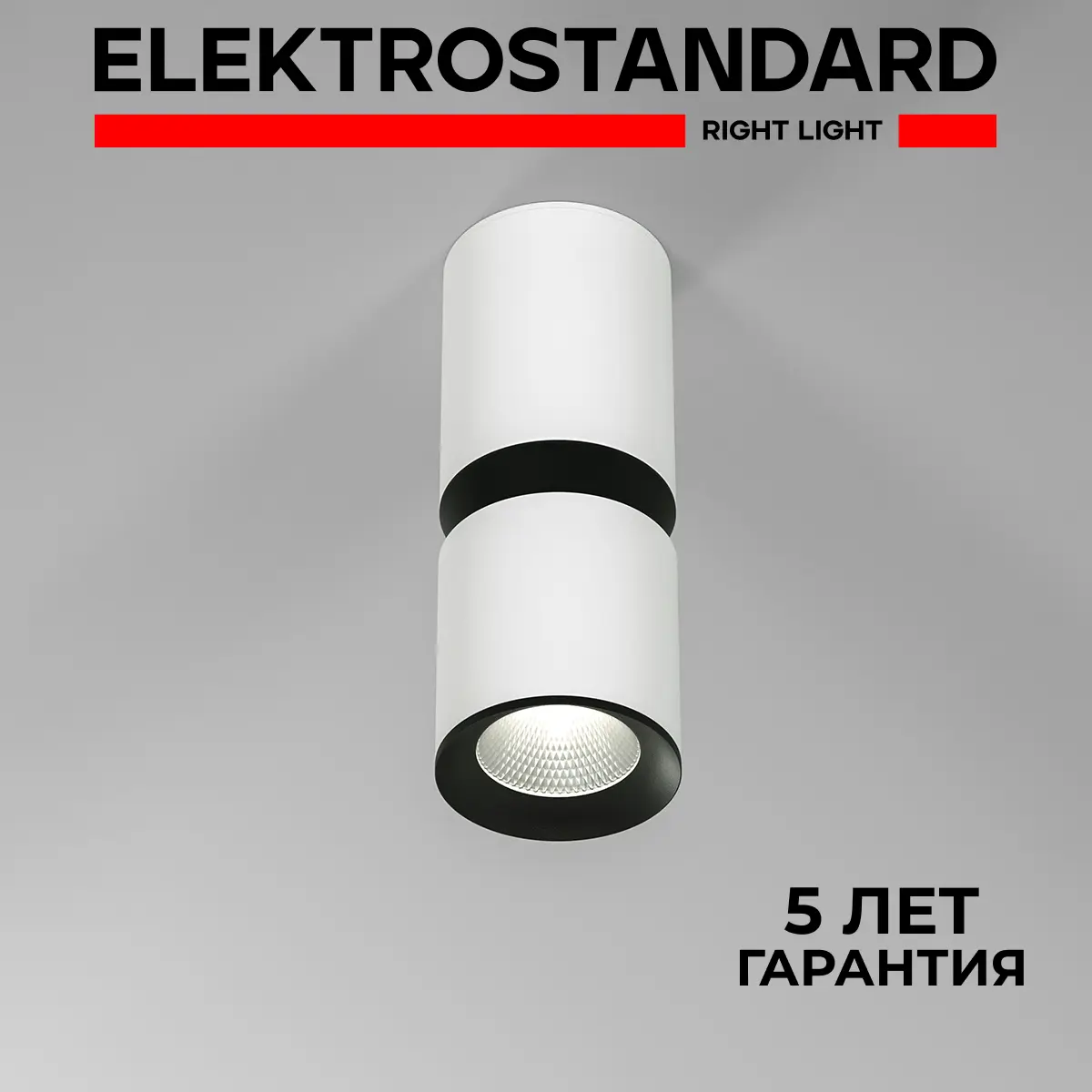 Изображение товара Светильник точечный встраиваемый Elektrostandard 12W 1173Лм белый черный modern потолочный светильн