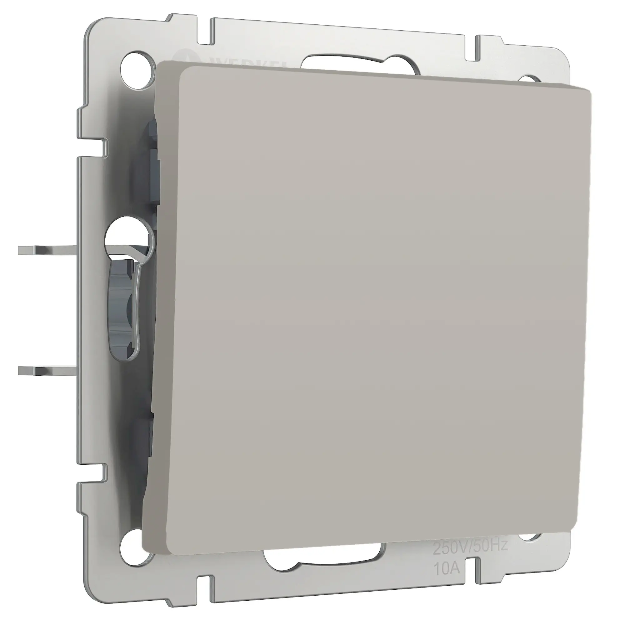 Изображение товара Выключатель встраиваемый одноклавишный Werkel дымчатый W1212004