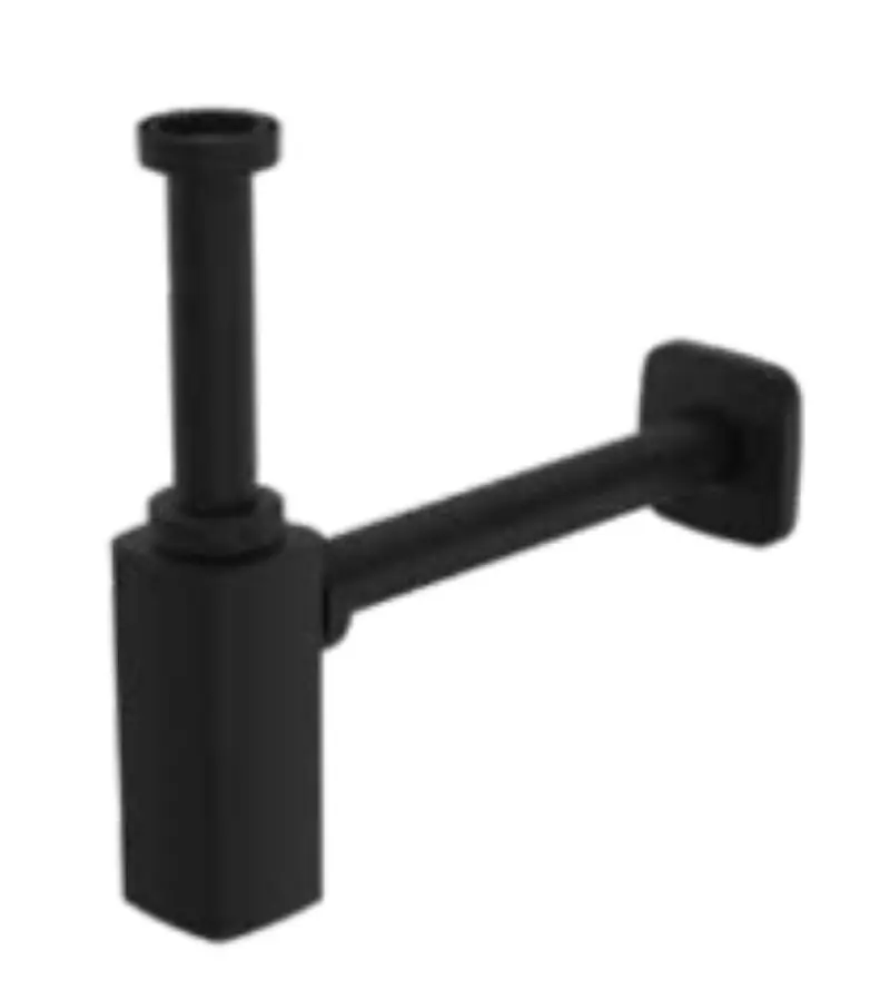 Изображение товара Сифон для раковины Izyapi D32 мм черный матовый 240010