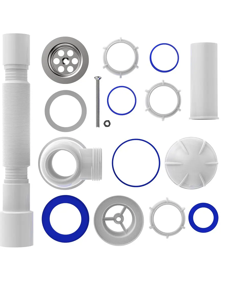 Изображение товара Сифон для раковины Aquant B0115-30-MR 1 1/2"х40 мм для кухонных моек