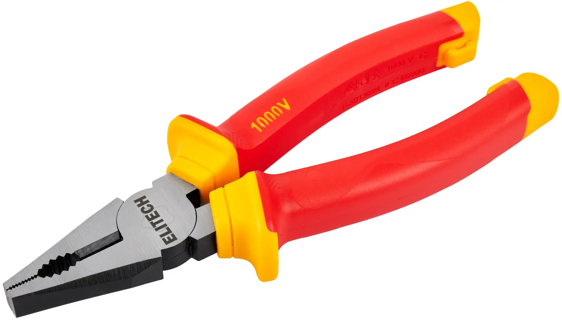 Изображение товара Плоскогубцы диэлектрические Elitech 110402 180 мм профессиональные безопасные