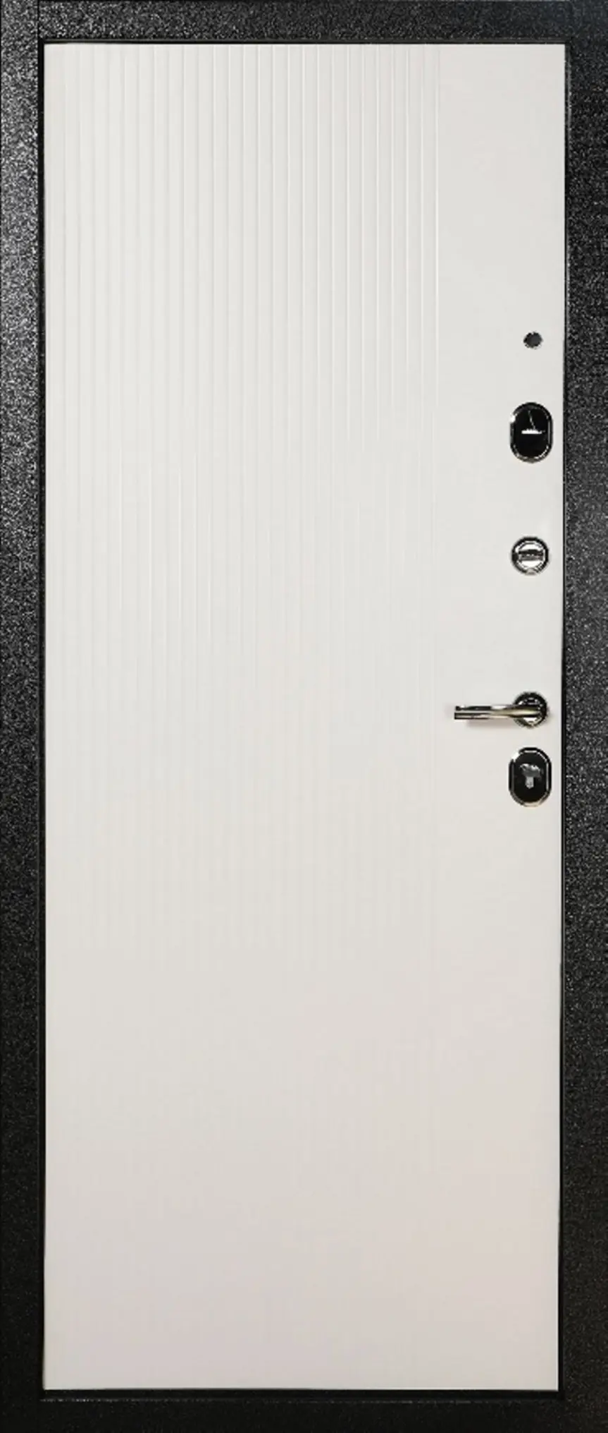 Изображение товара Входная дверь Восток 9 правый 205x96см цвет антик темный серебристый/белый