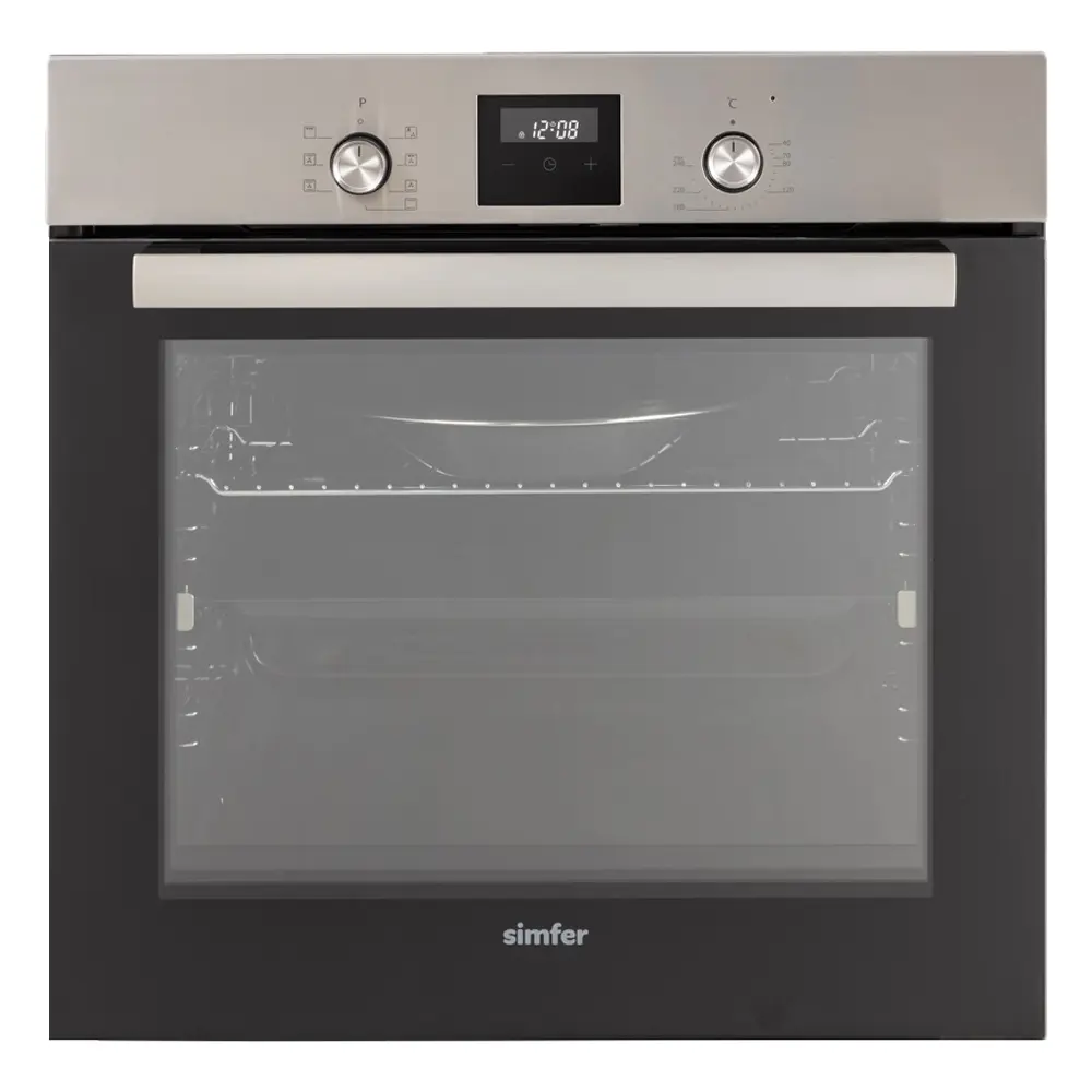 Изображение товара Встраиваемый духовой шкаф Simfer B6EM58035 59.5х59.5х56.5 см цвет серебристый