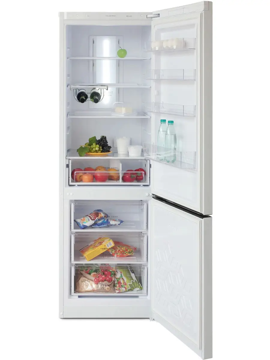 Изображение товара Двухкамерный холодильник Бирюса Б-960NF белый 340л с No Frost и дисплеем