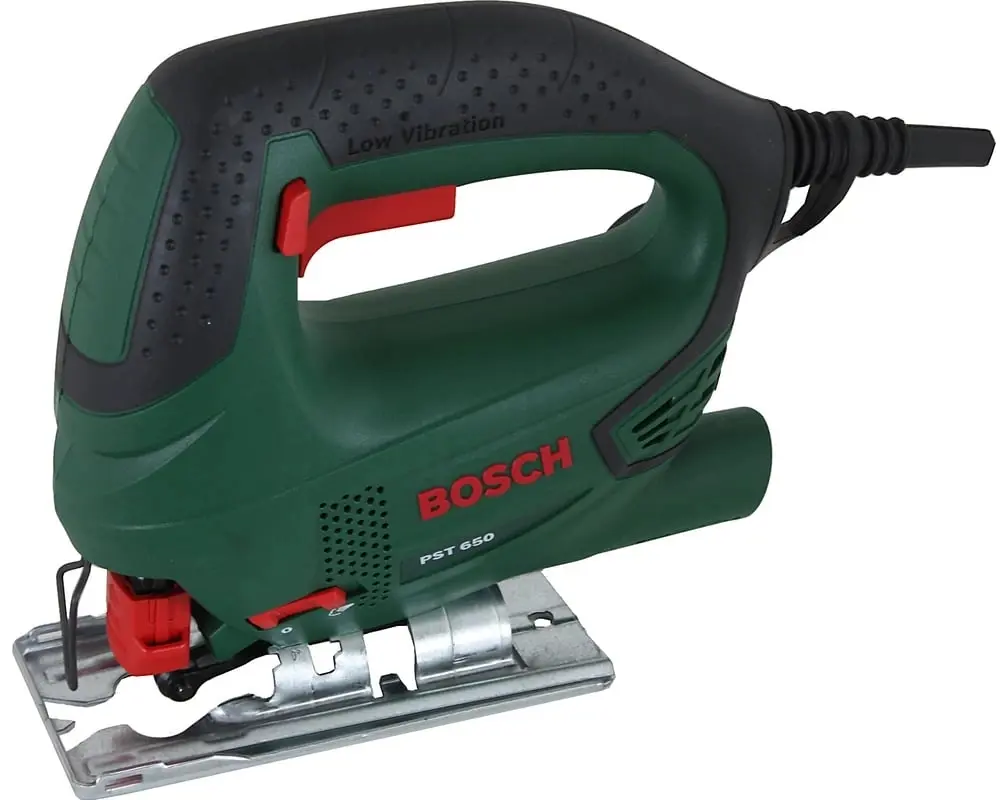 Изображение товара Лобзик сетевой Bosch PST 650 500 Вт 65 мм рез в дерево, металл, кейс