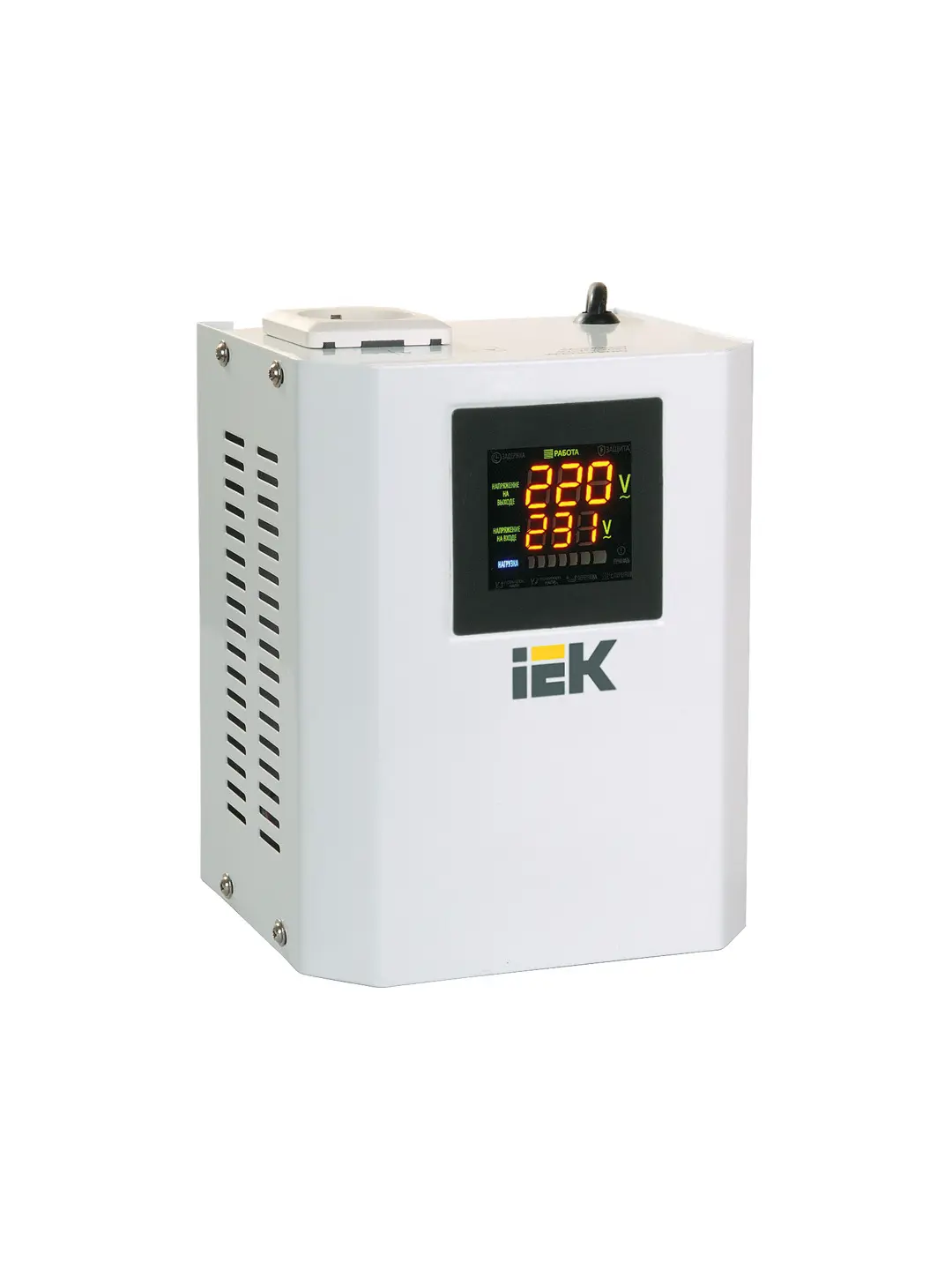 Изображение товара Стабилизатор напряжения Iek Boiler однофазный 0.5 ВА 110-270В