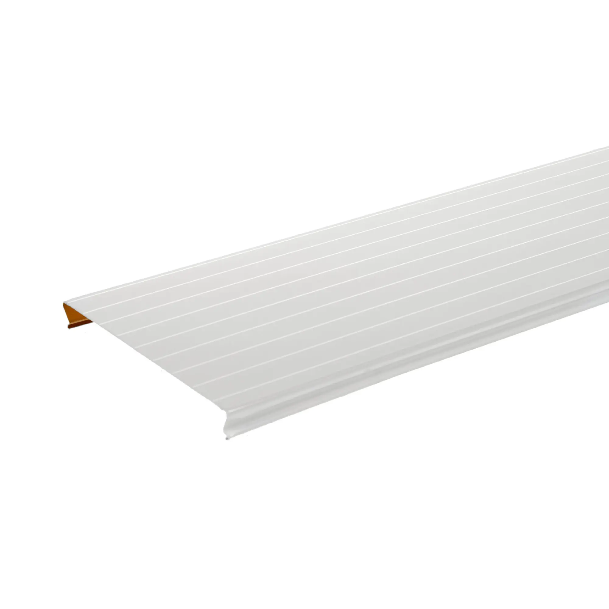 Изображение товара Набор реек MONLID 2.5x1.05 м цвет жемчужно-белый с металлической полоской