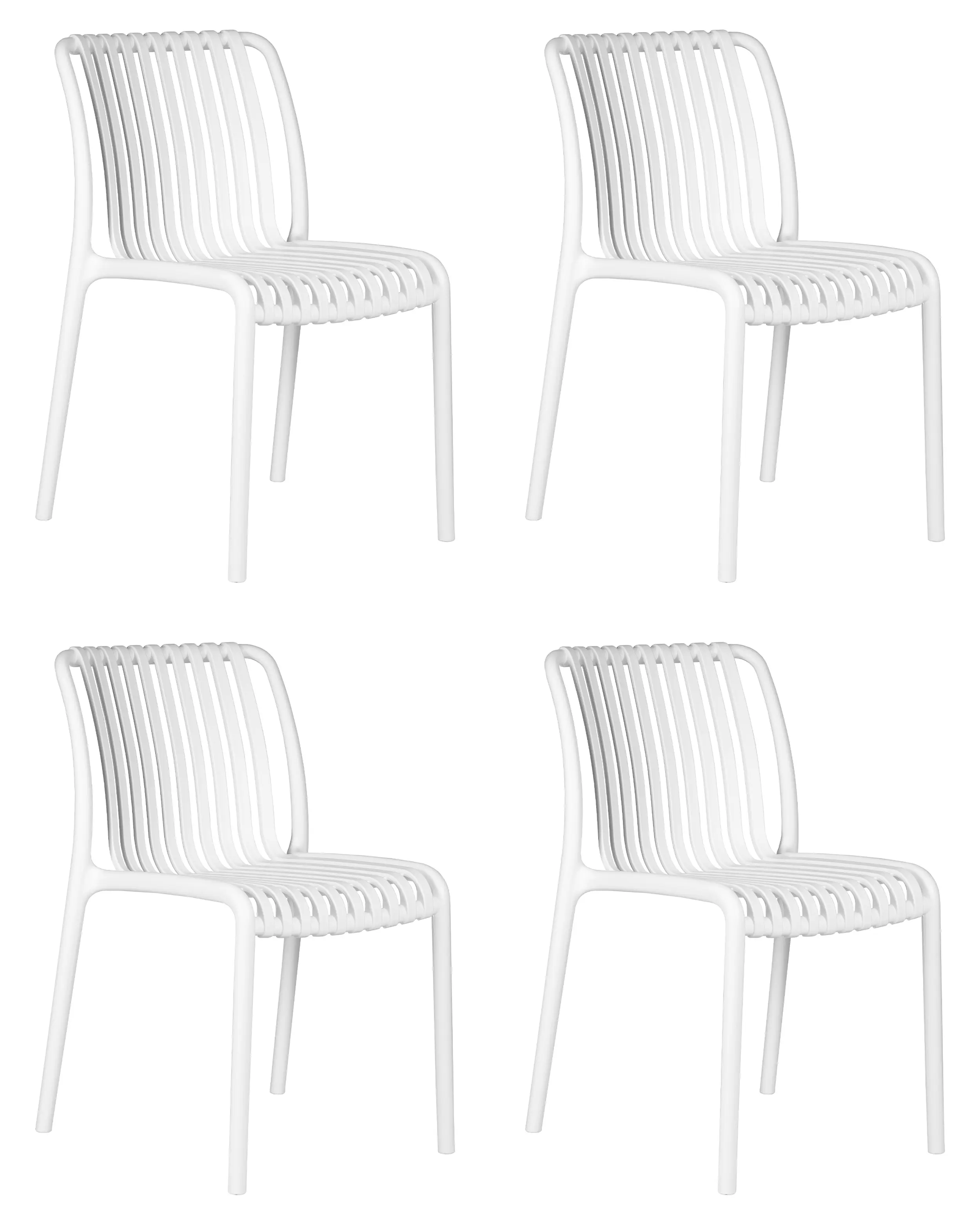 Изображение товара Комплект кухонных стульев Dobrin Walter, 4 шт, белый