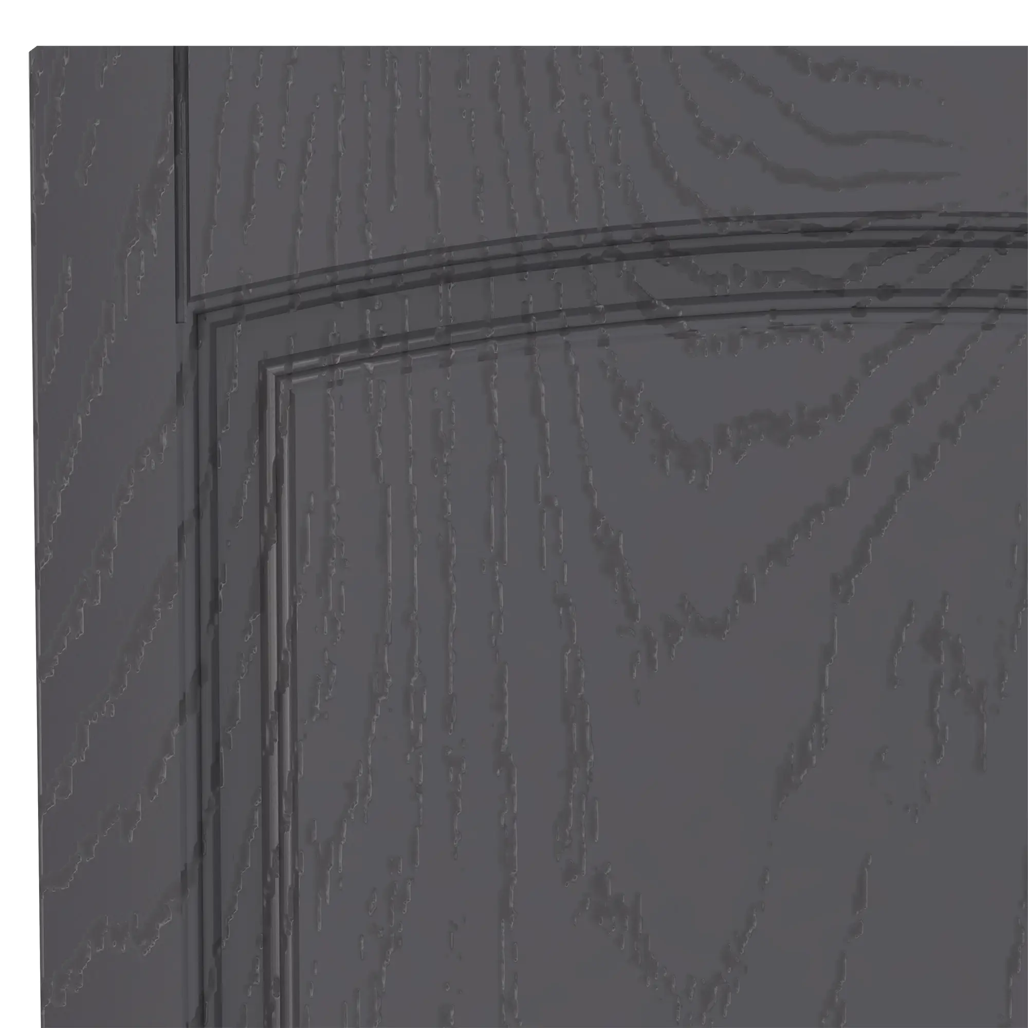 Изображение товара Фасад кухонного шкафа универсальный "Петергоф" 29. 7x102. 1 см серый Beneli