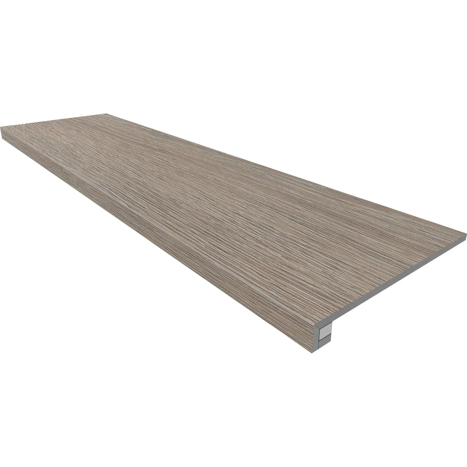 Изображение товара Комплект ступень с подступенком Estima Kraft Wood KW02 33x120 см серый керамогранит