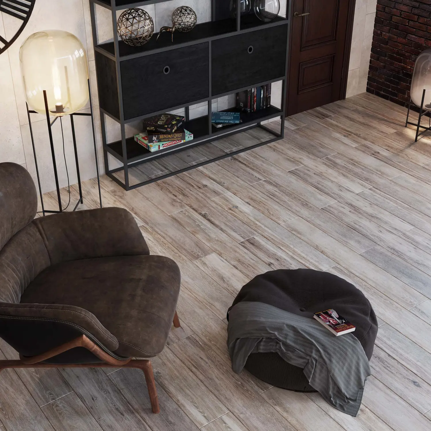 Изображение товара Керамогранит Estima Brigantina BG00 19.4x120 см бежевый, универсальный для интерьера и фасада