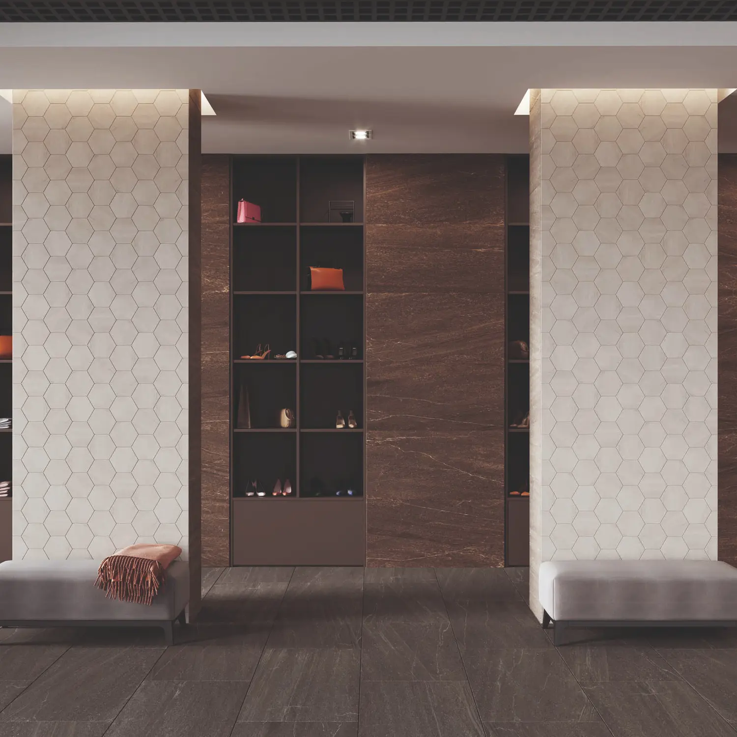 Изображение товара Керамогранит Estima Gabbro GB04 60x120 см коричневый 1.44 м² - для внутренней и внешней отделки